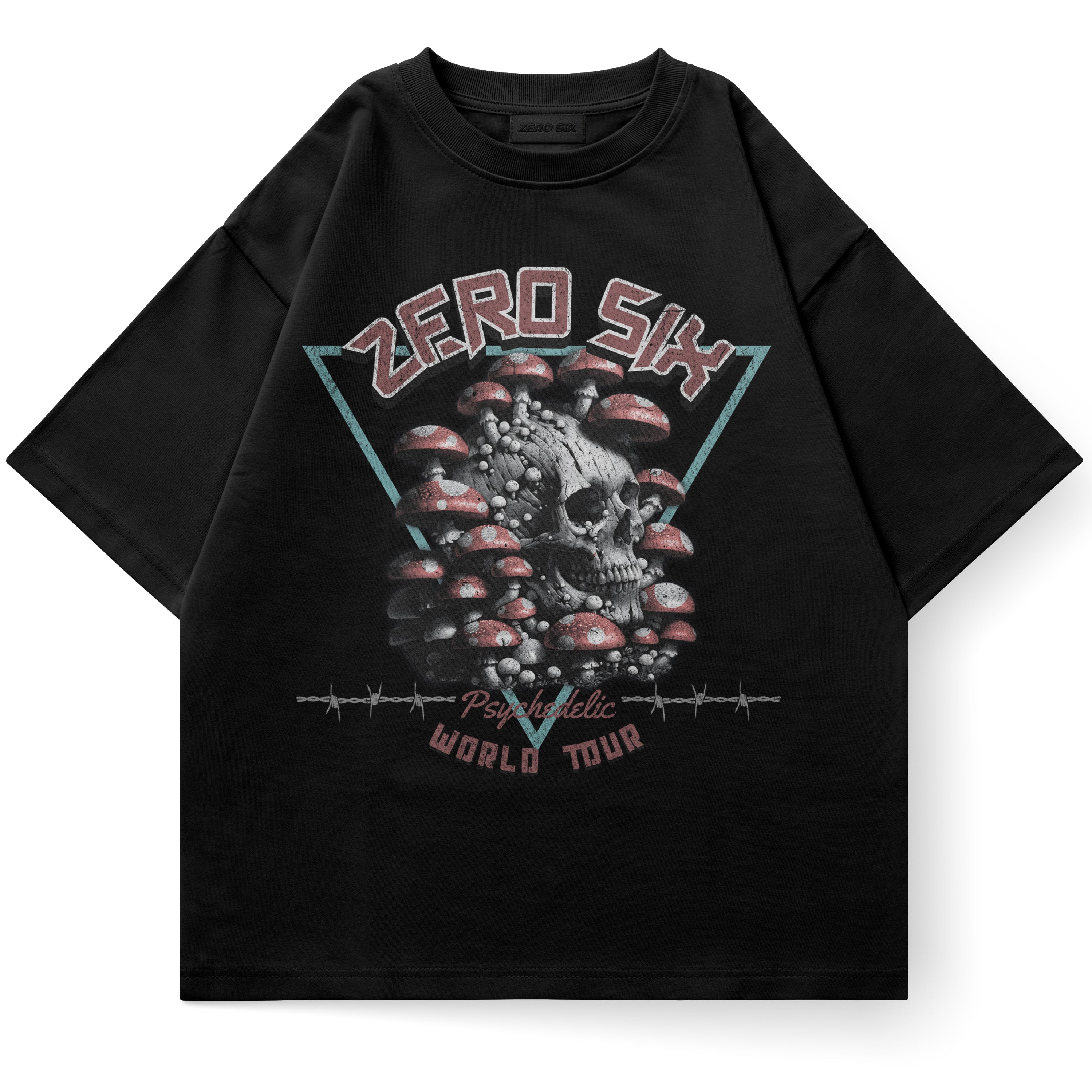 SHROOM TEE - BLACK