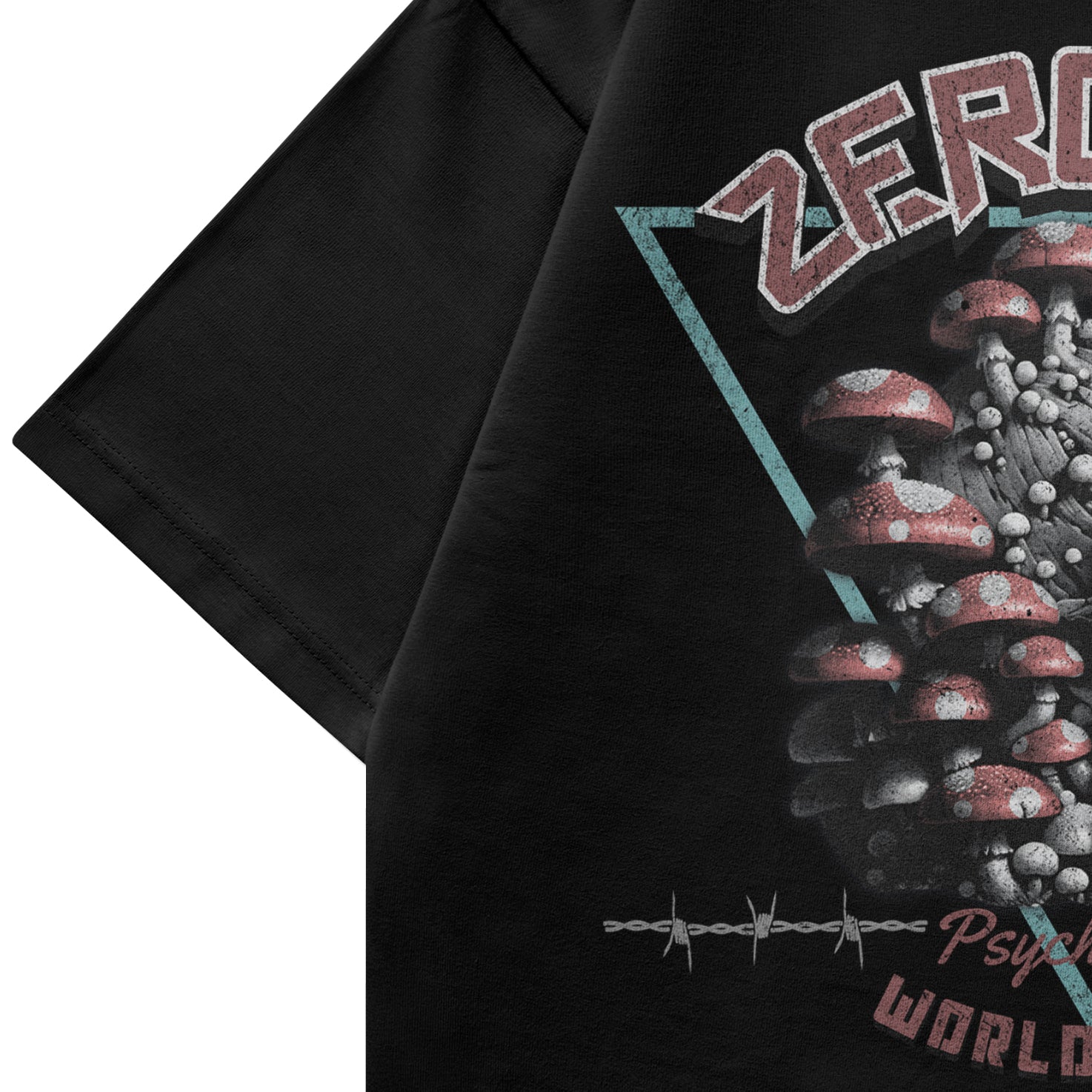 SHROOM TEE - BLACK
