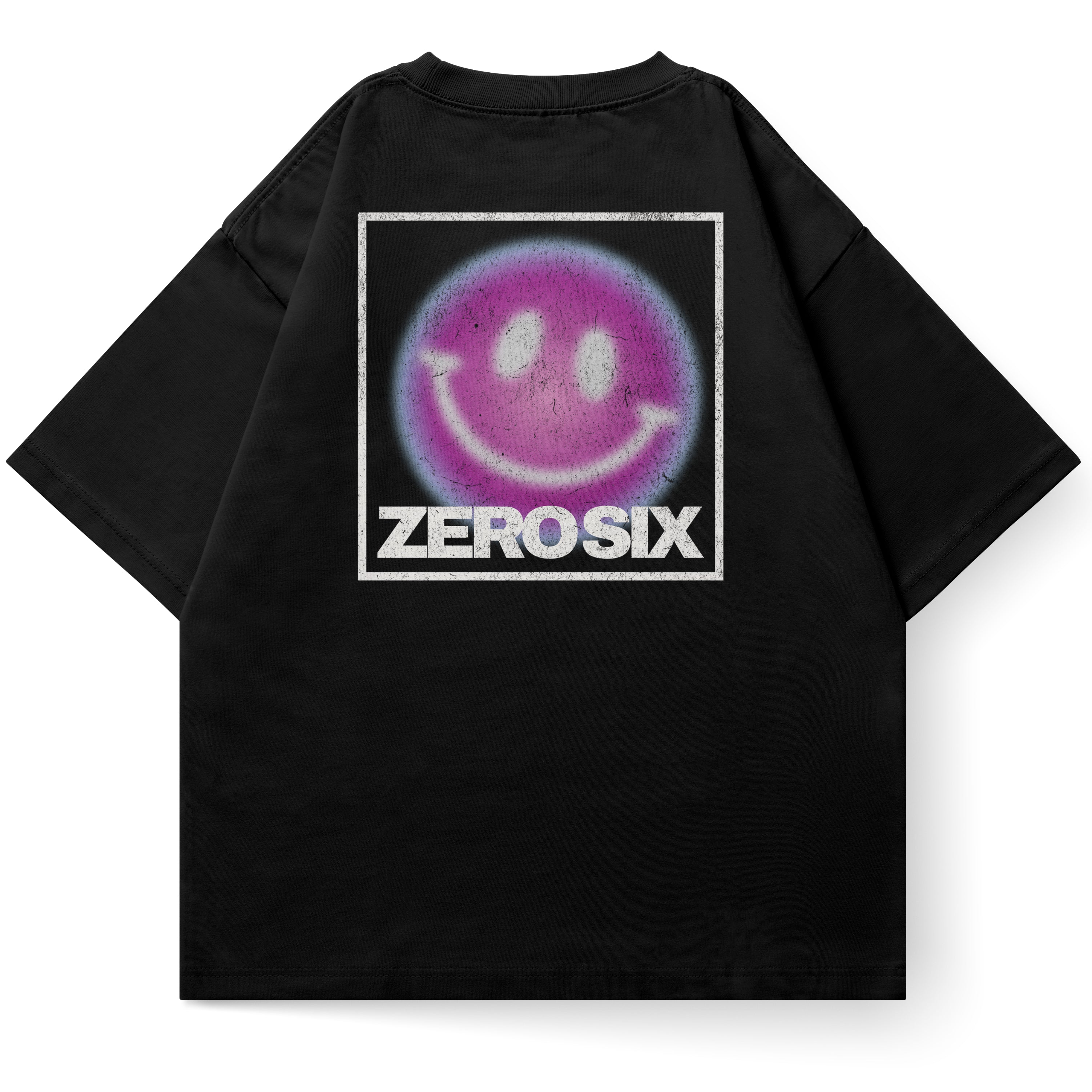ACID FACE TEE - BLACK