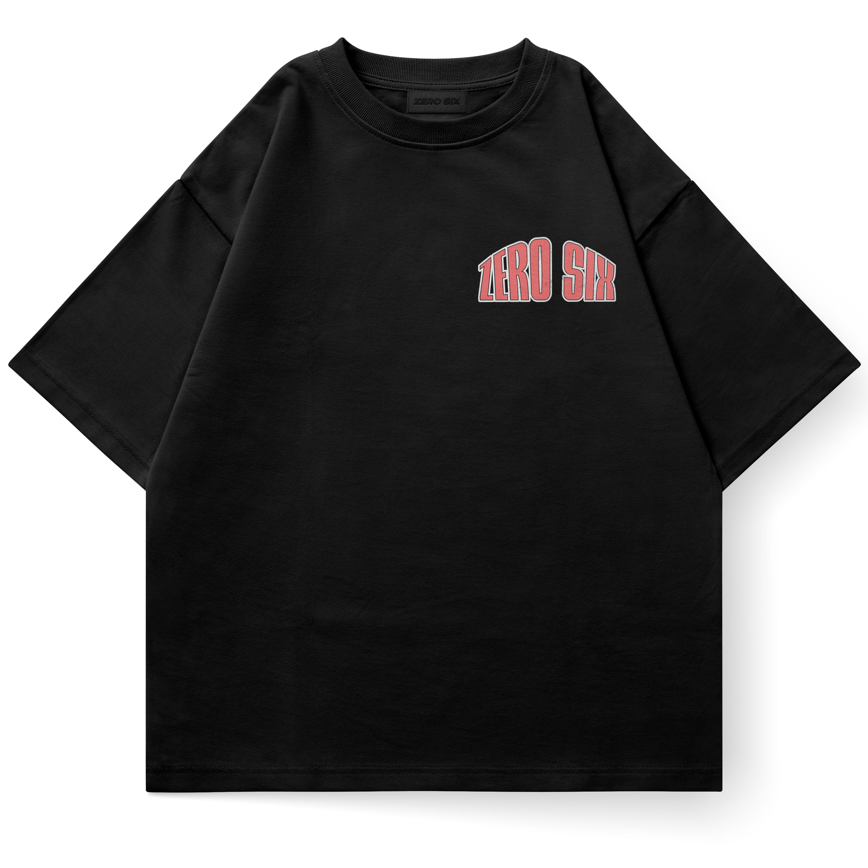 ROLLOVER CREW TEE - BLACK