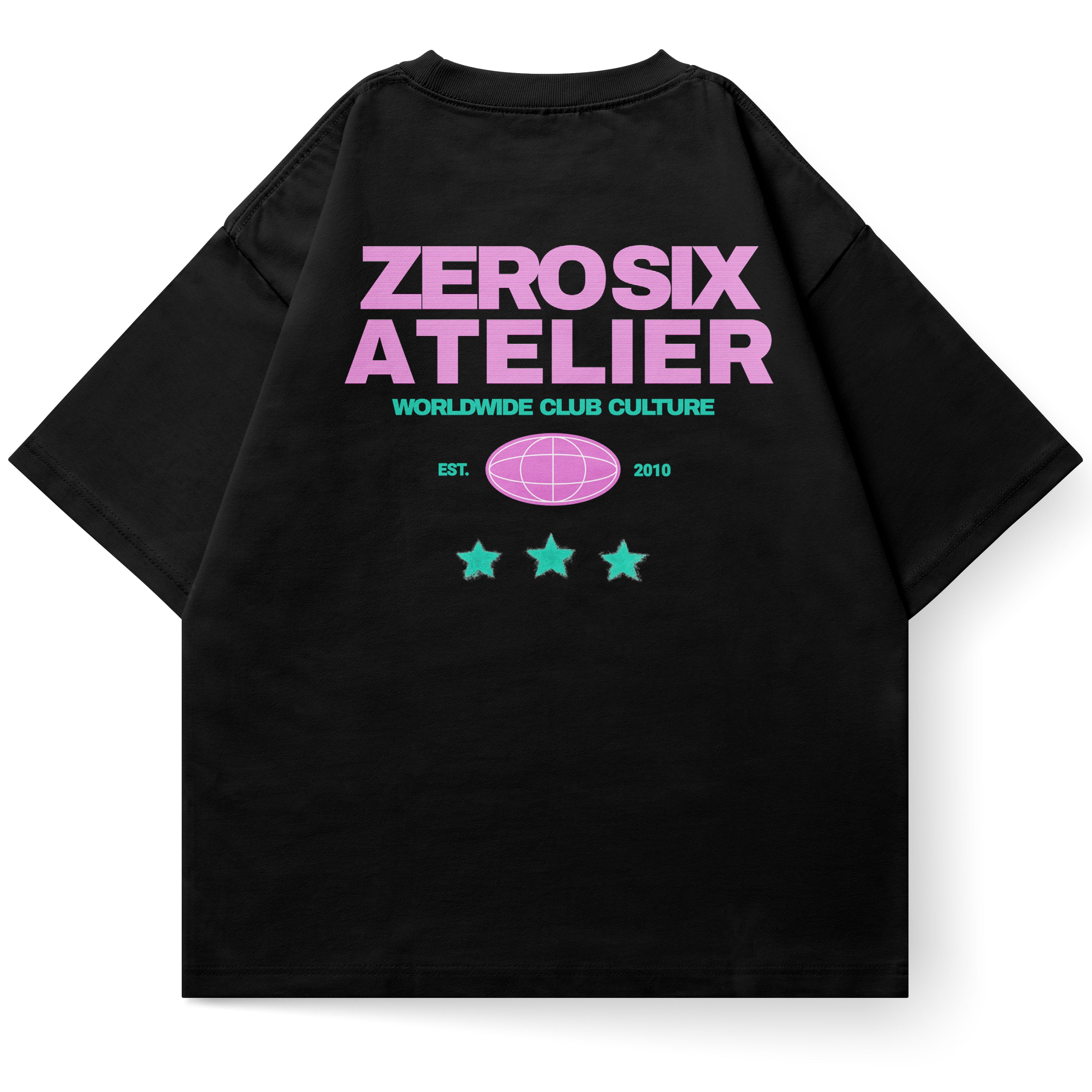 WORLDWIDE ATELIER TEE - BLACK