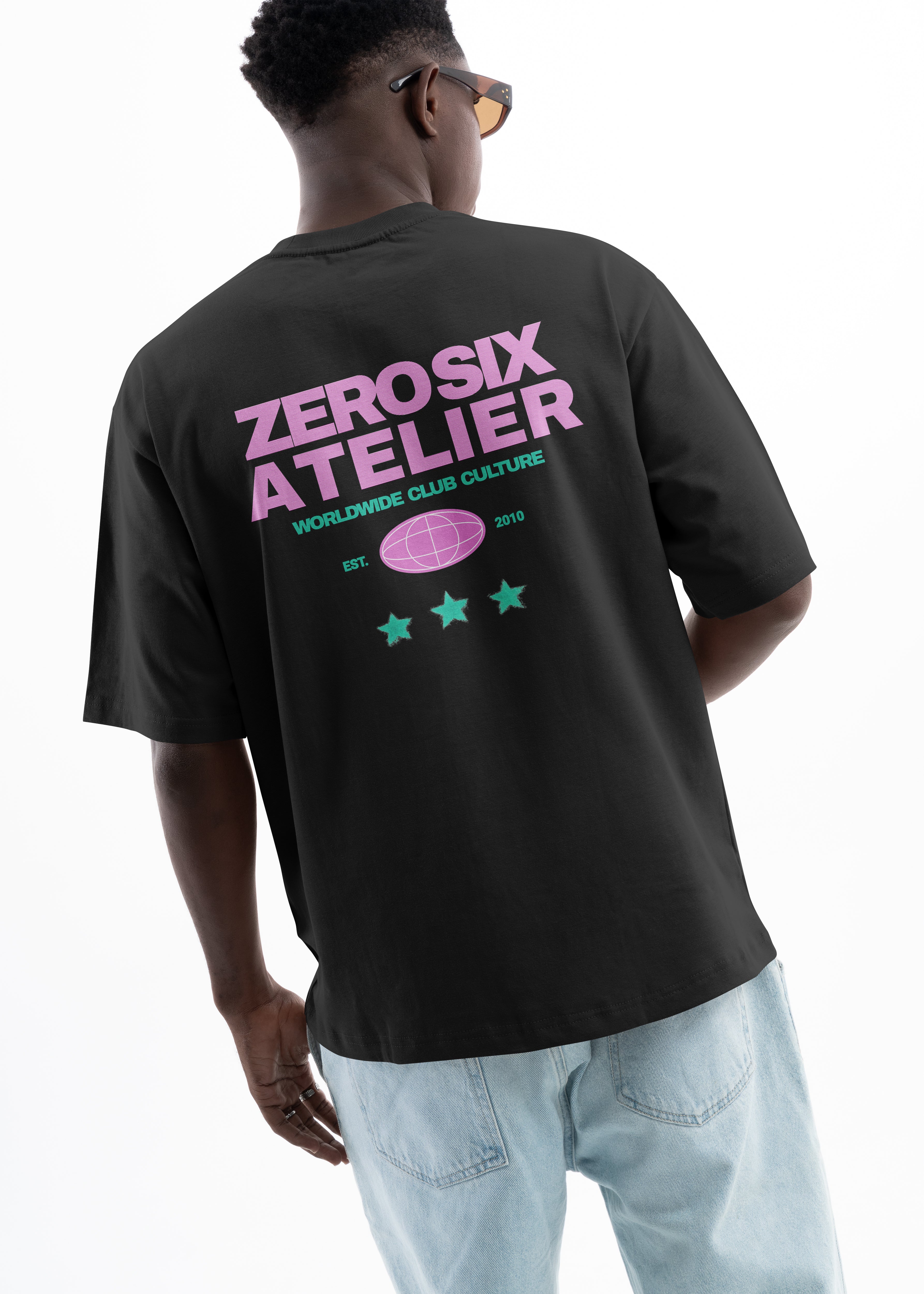 WORLDWIDE ATELIER TEE - BLACK