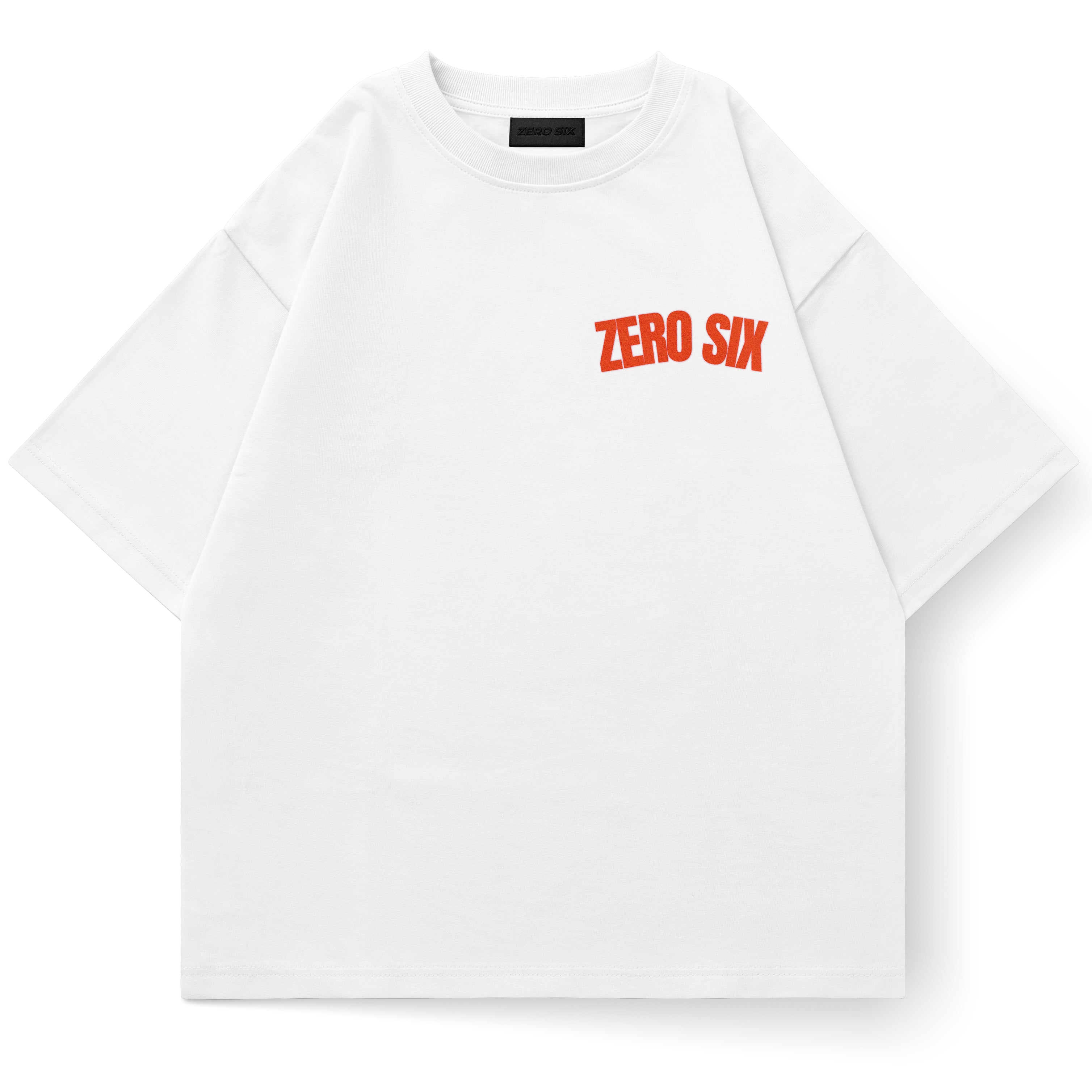 AFTERS BLURRED TEXT TEE - WHITE
