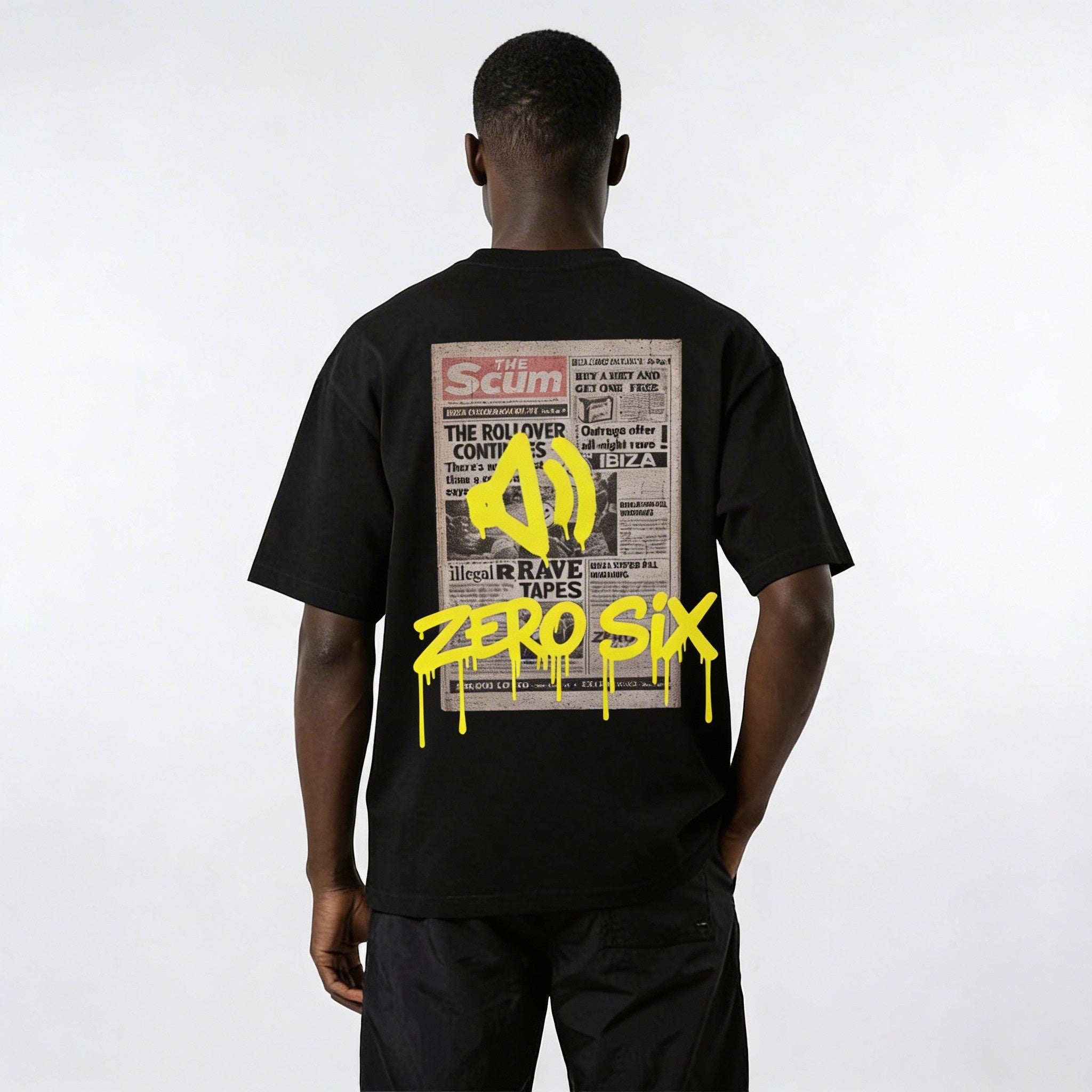 THE SCUM TEE - BLACK