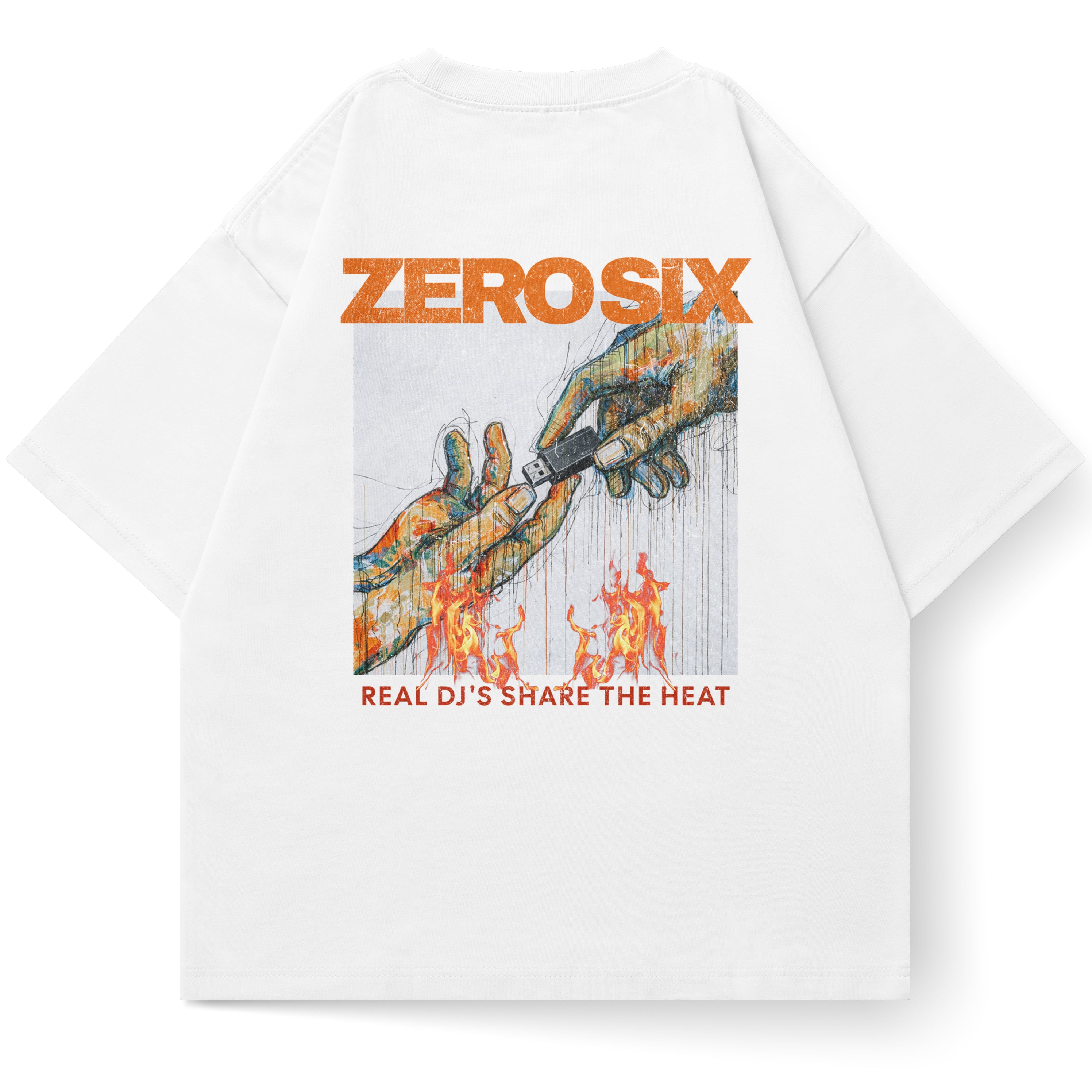 BRING THE HEAT TEE - WHITE