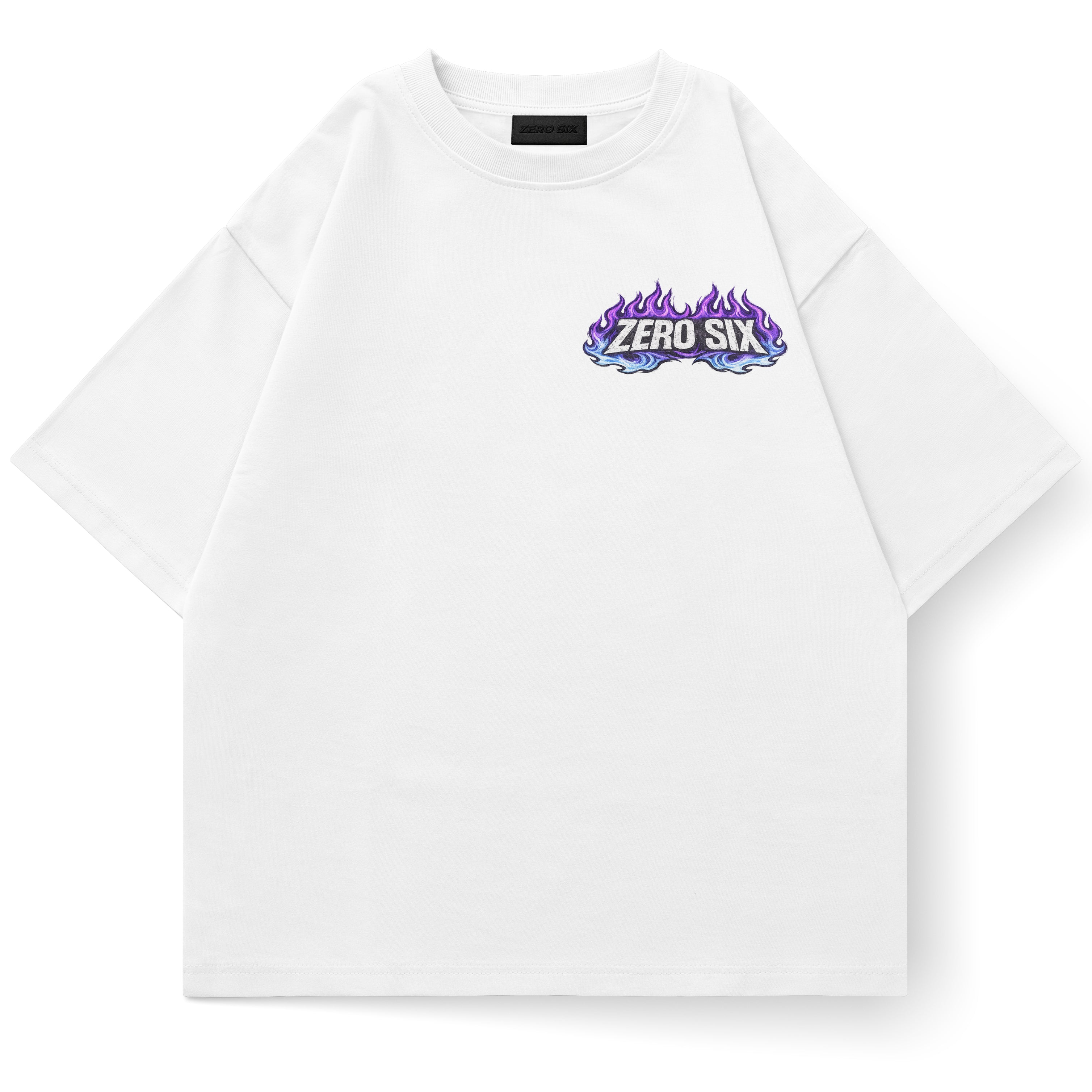 FLAMES TEE - WHITE