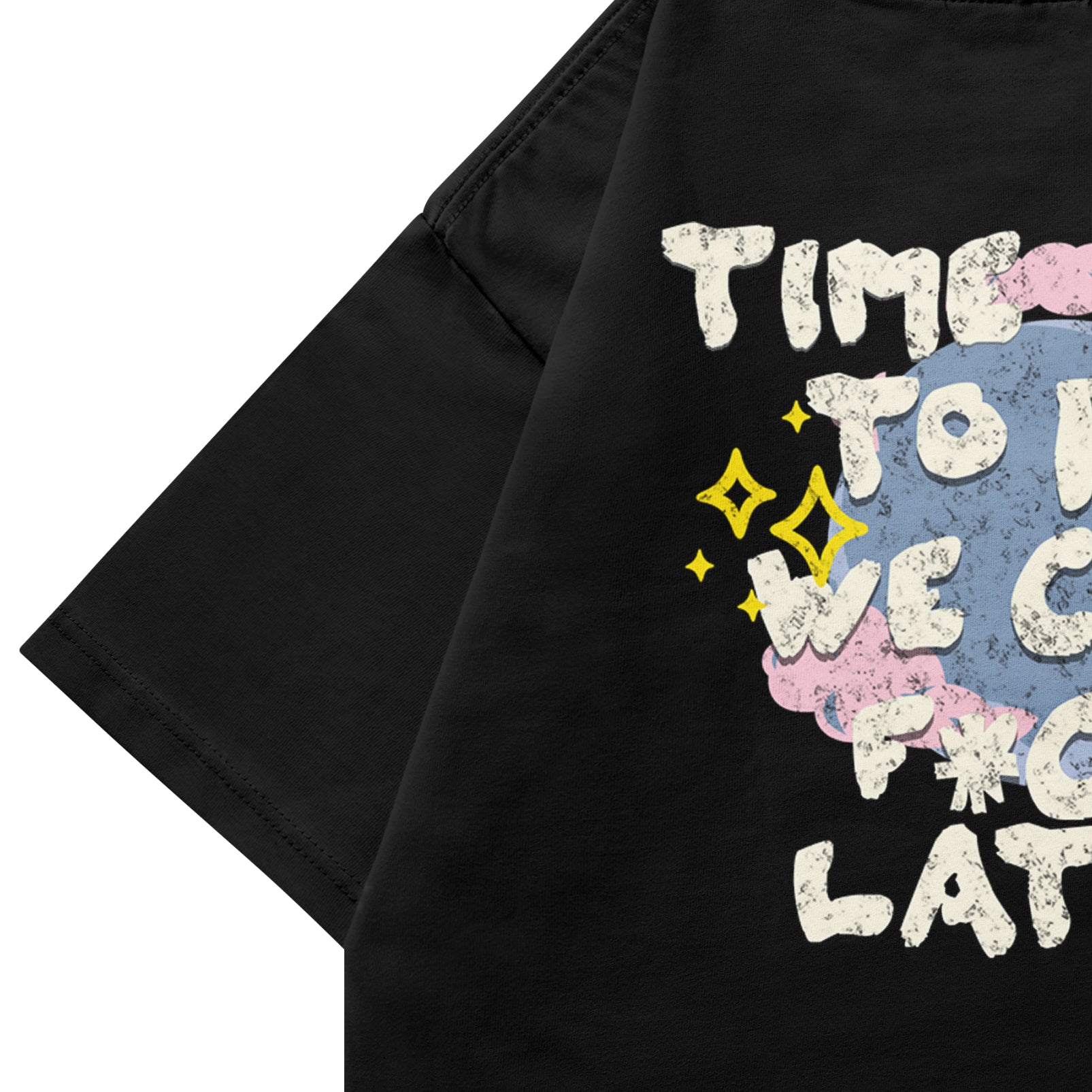 TIME TO RAVE TEE - BLACK