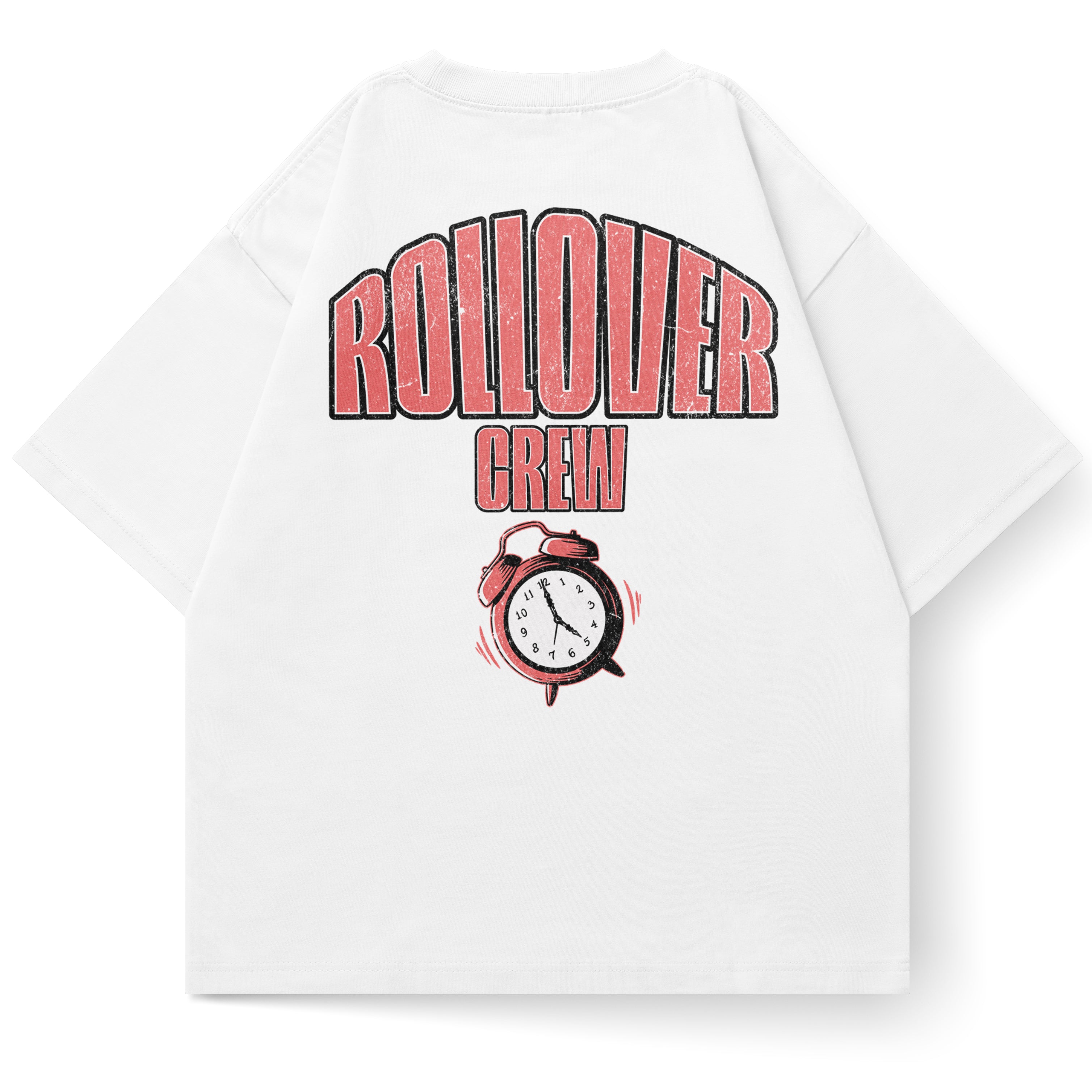 ROLLOVER CREW TEE - WHITE