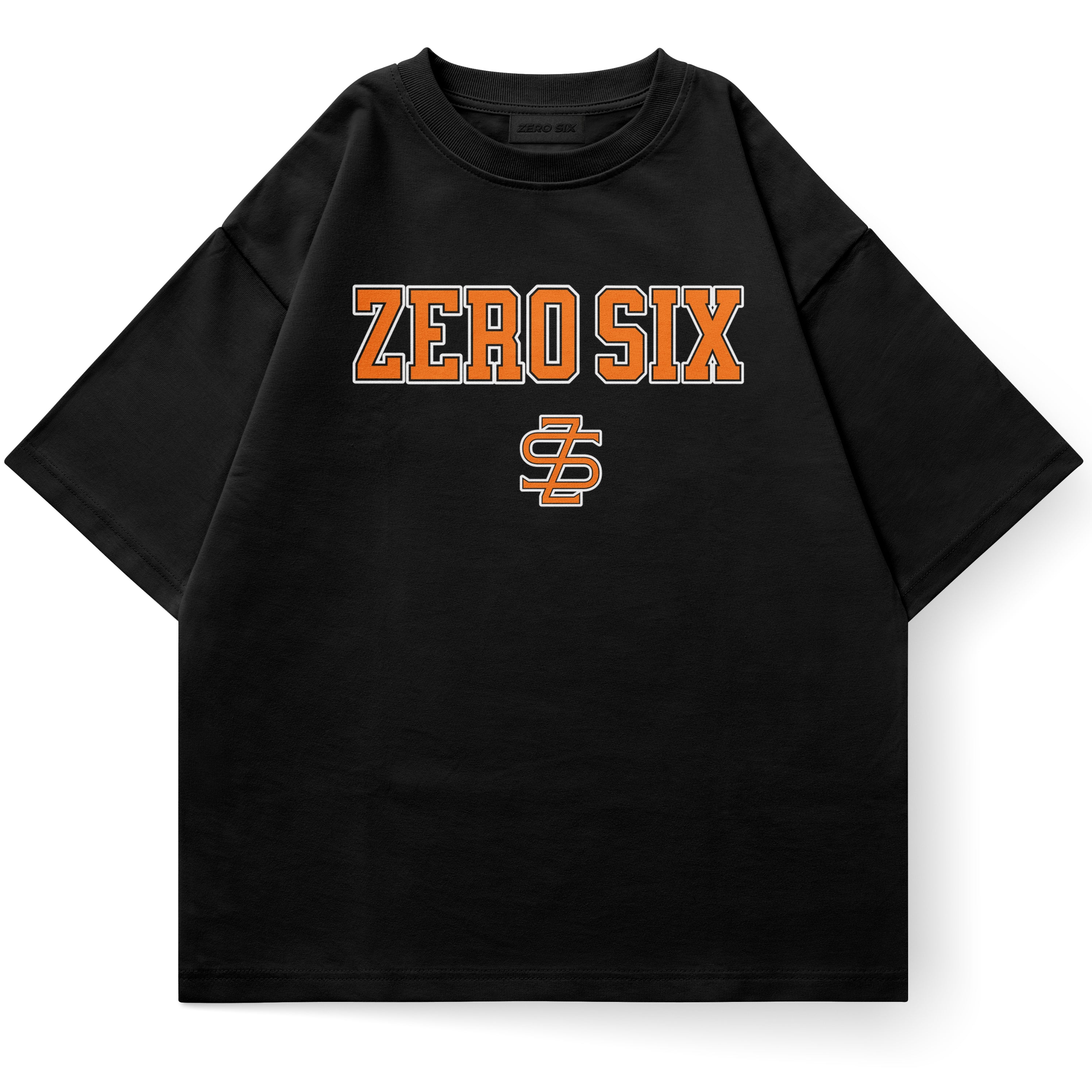 COLLEGE TEE - BLACK