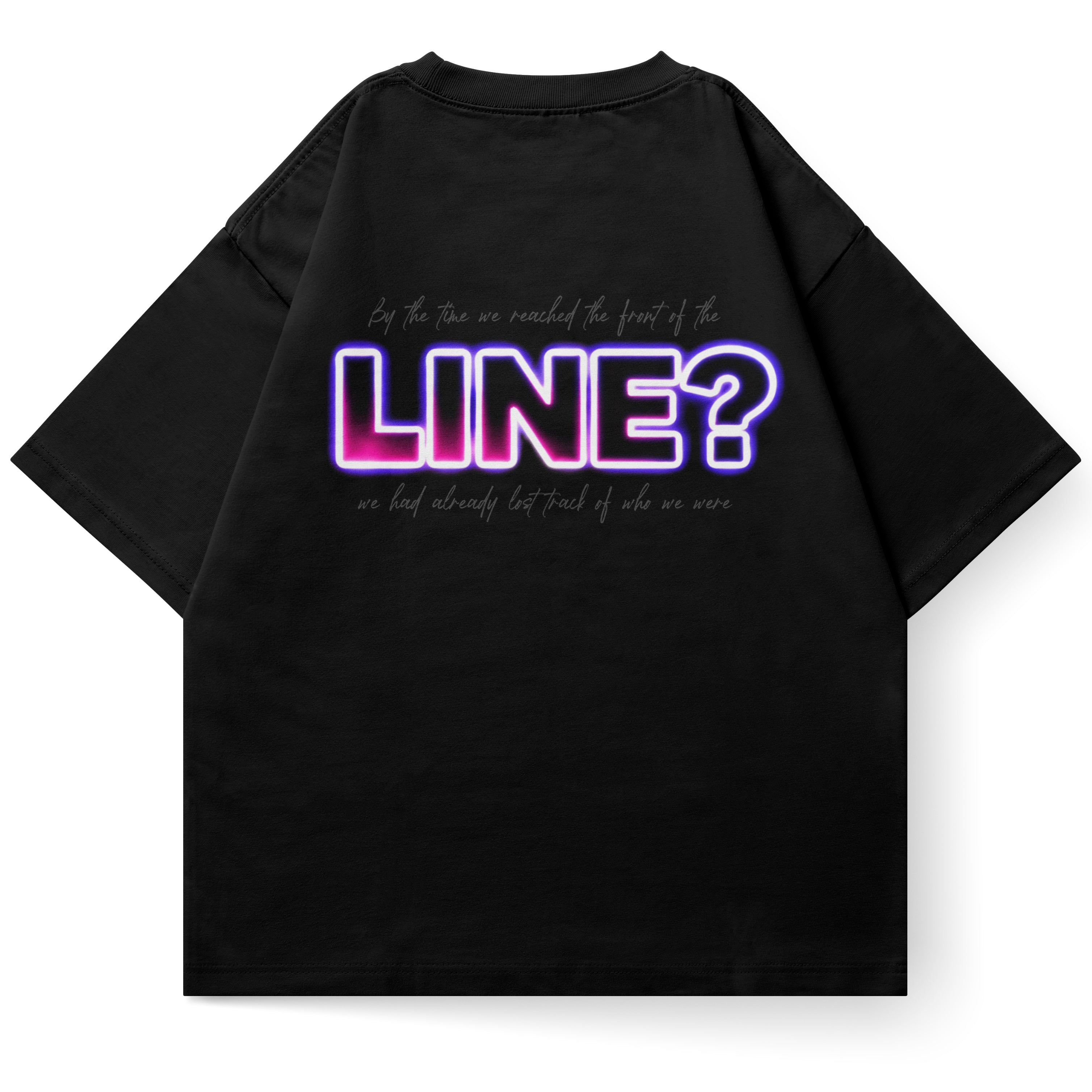 LINE TSHIRT - BLACK