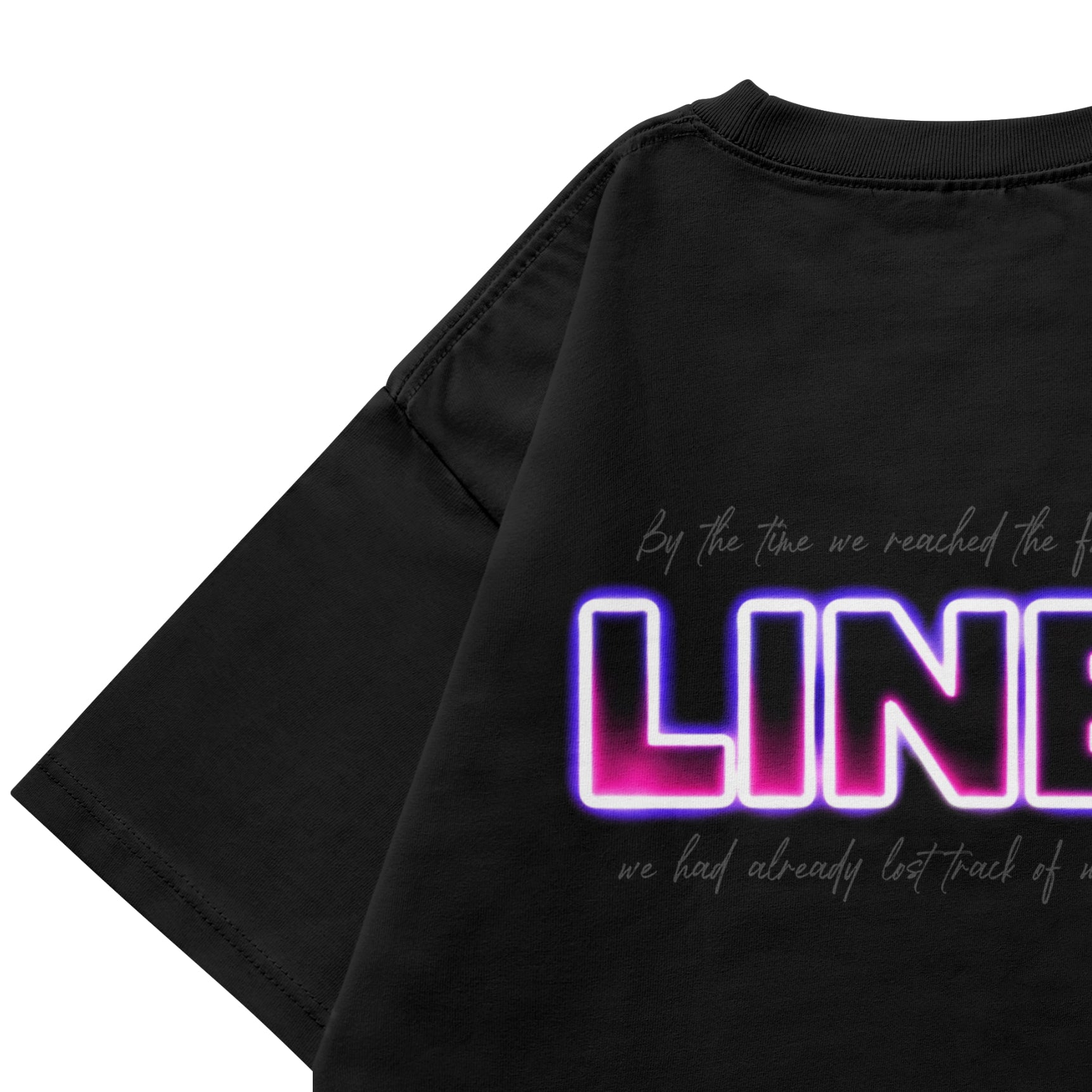 LINE TSHIRT - BLACK