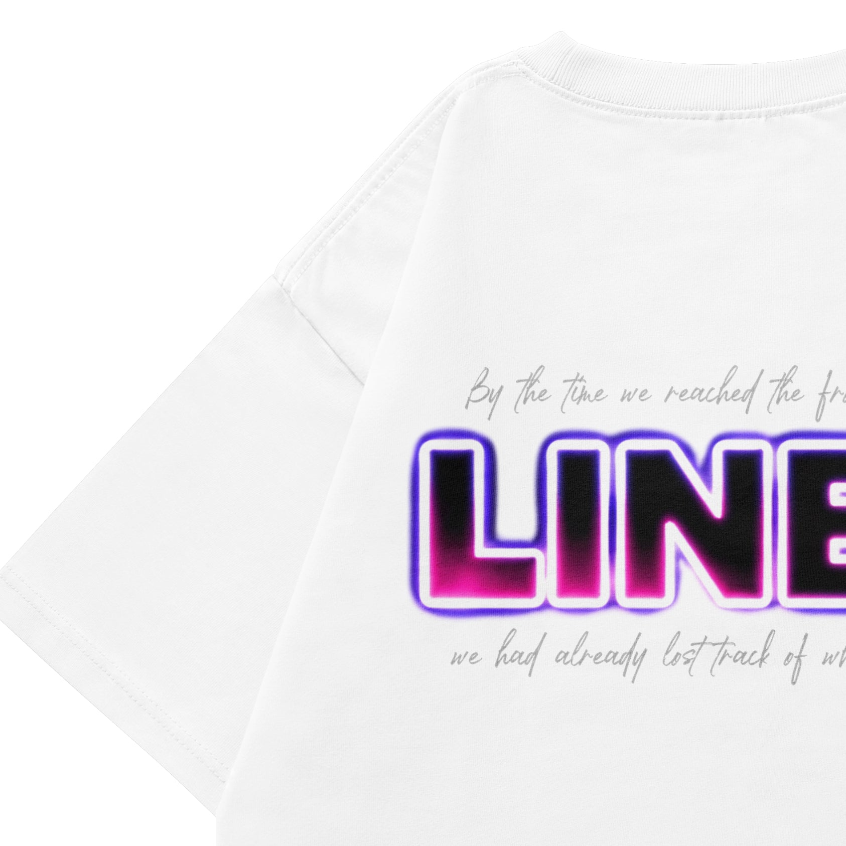 LINE TSHIRT - WHITE