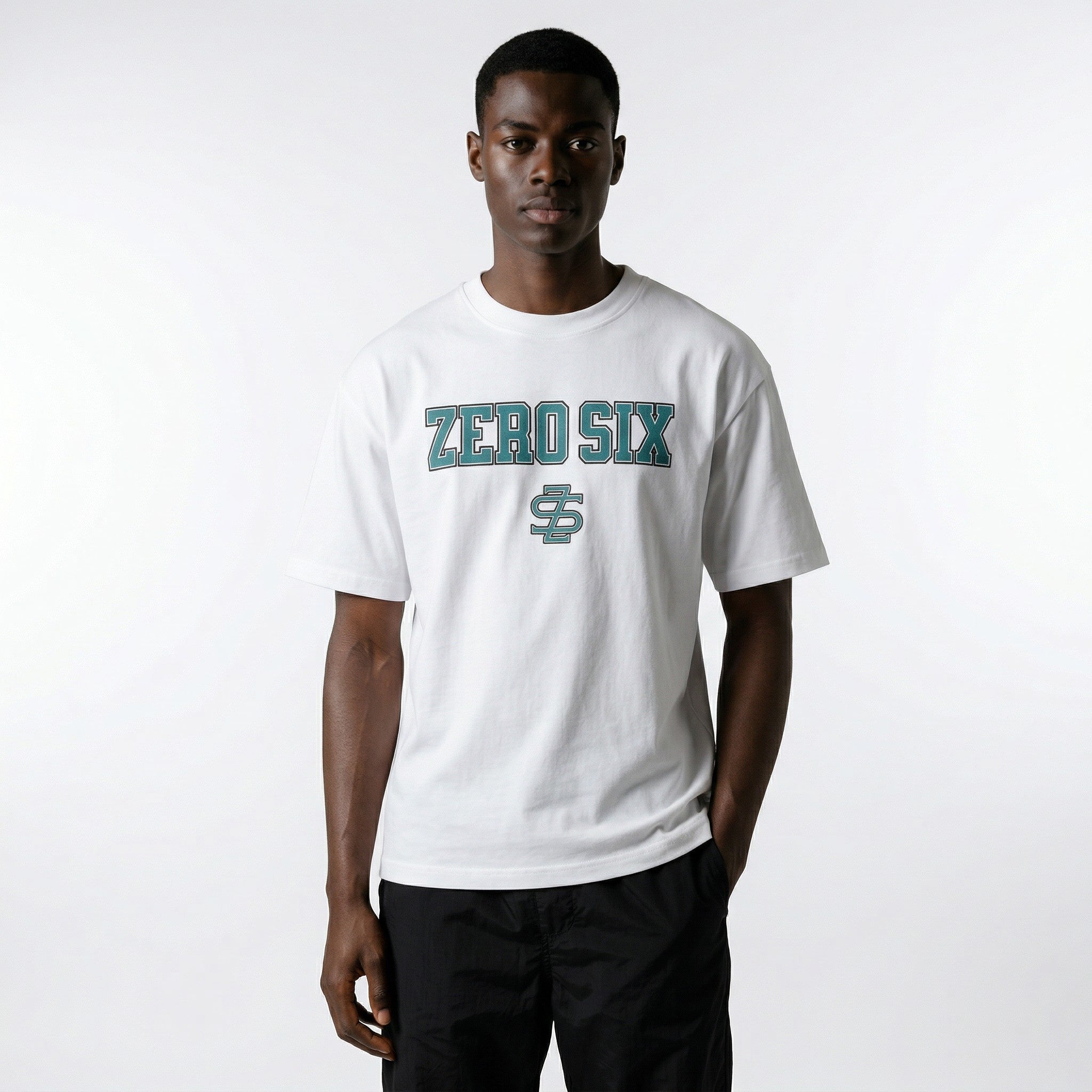 COLLEGE TEE - WHITE