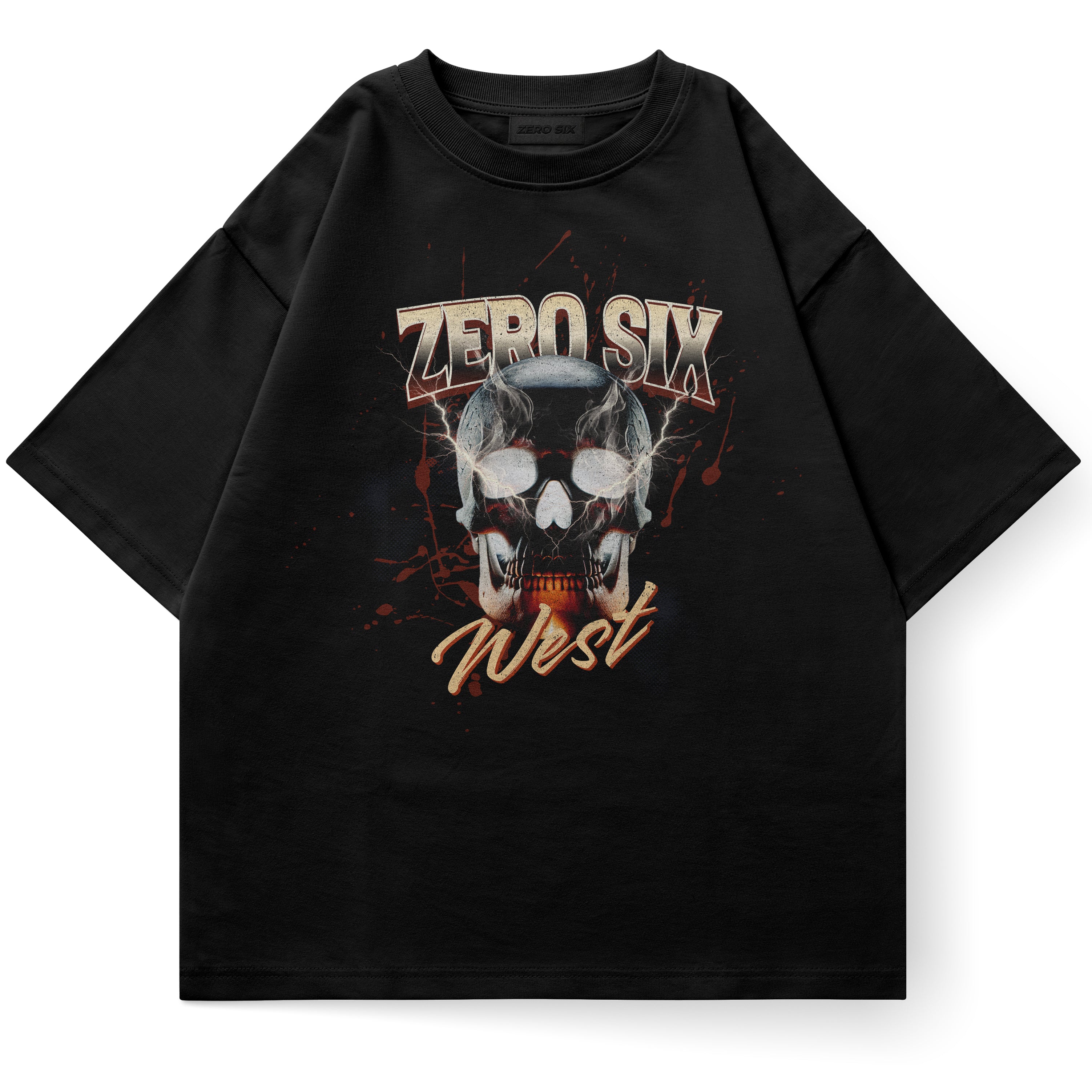 SKULL TEE - BLACK