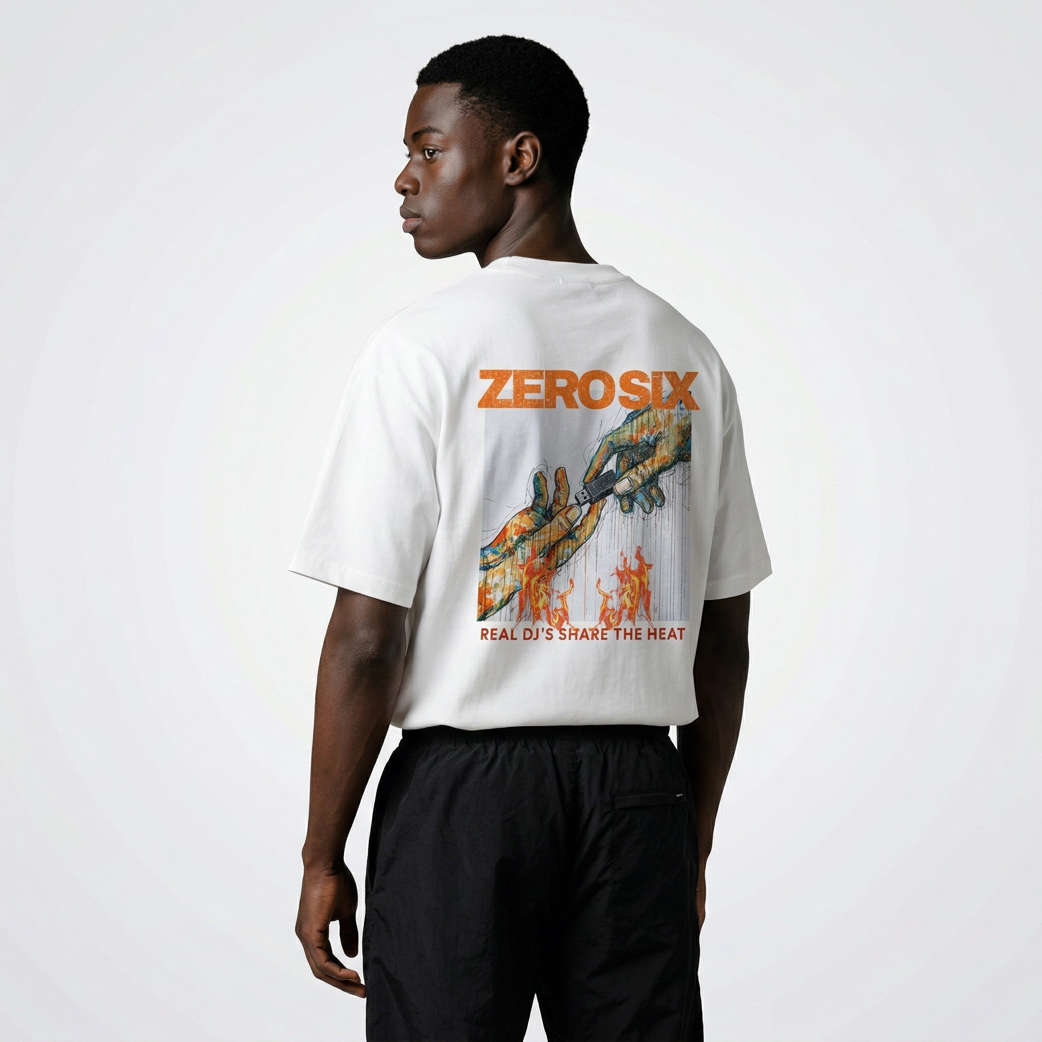 BRING THE HEAT TEE - WHITE