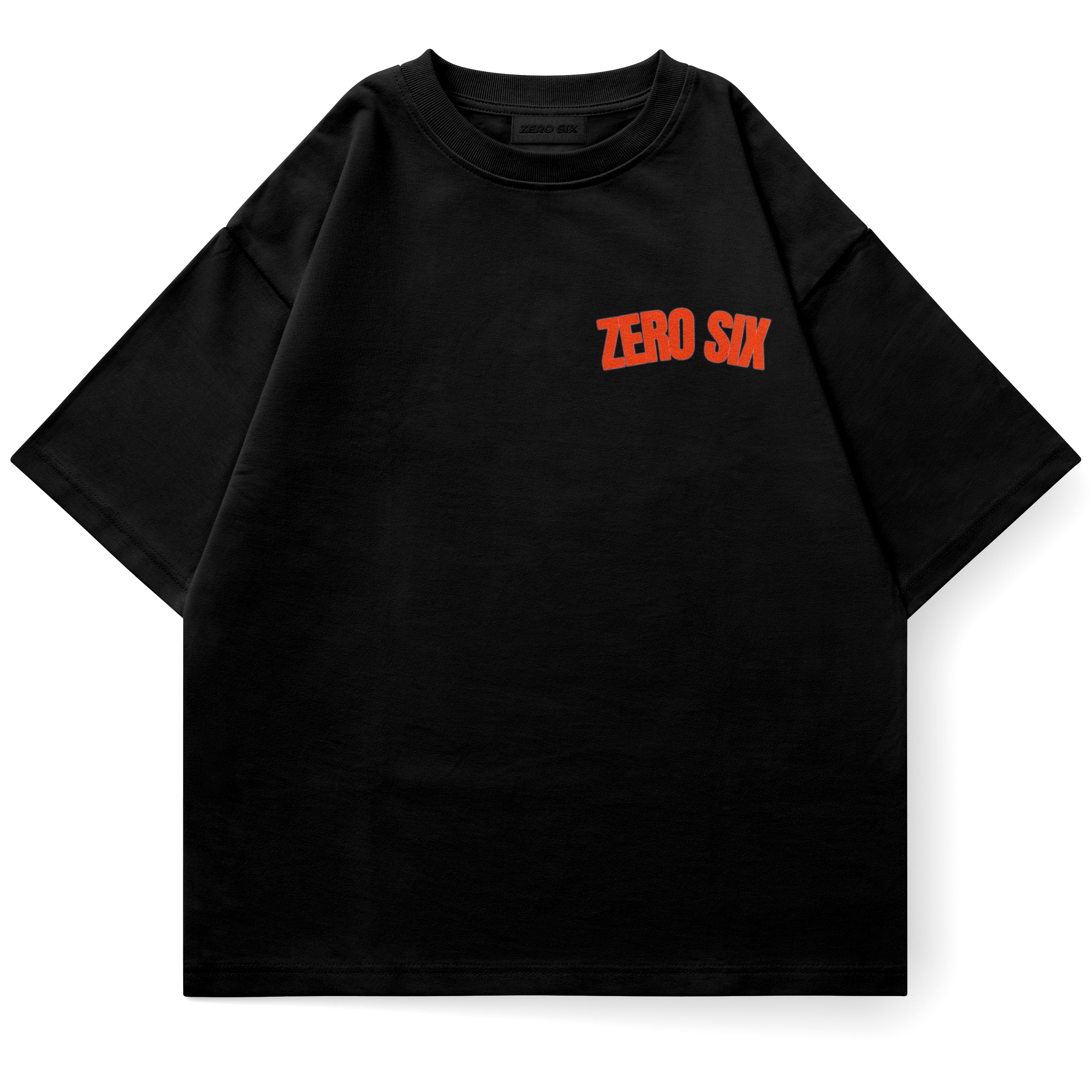 AFTERS BLURRED TEXT TEE - BLACK