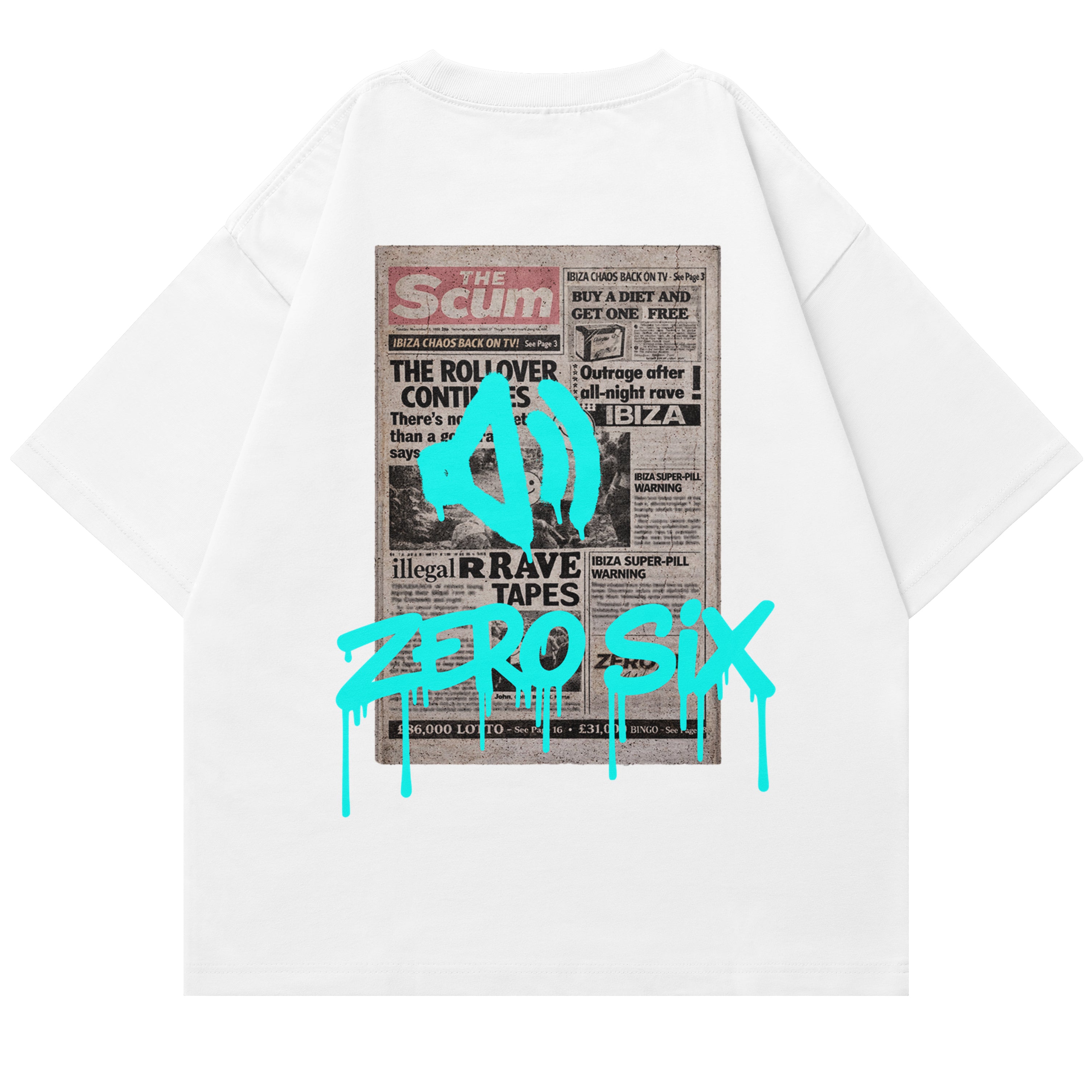 THE SCUM TEE - WHITE