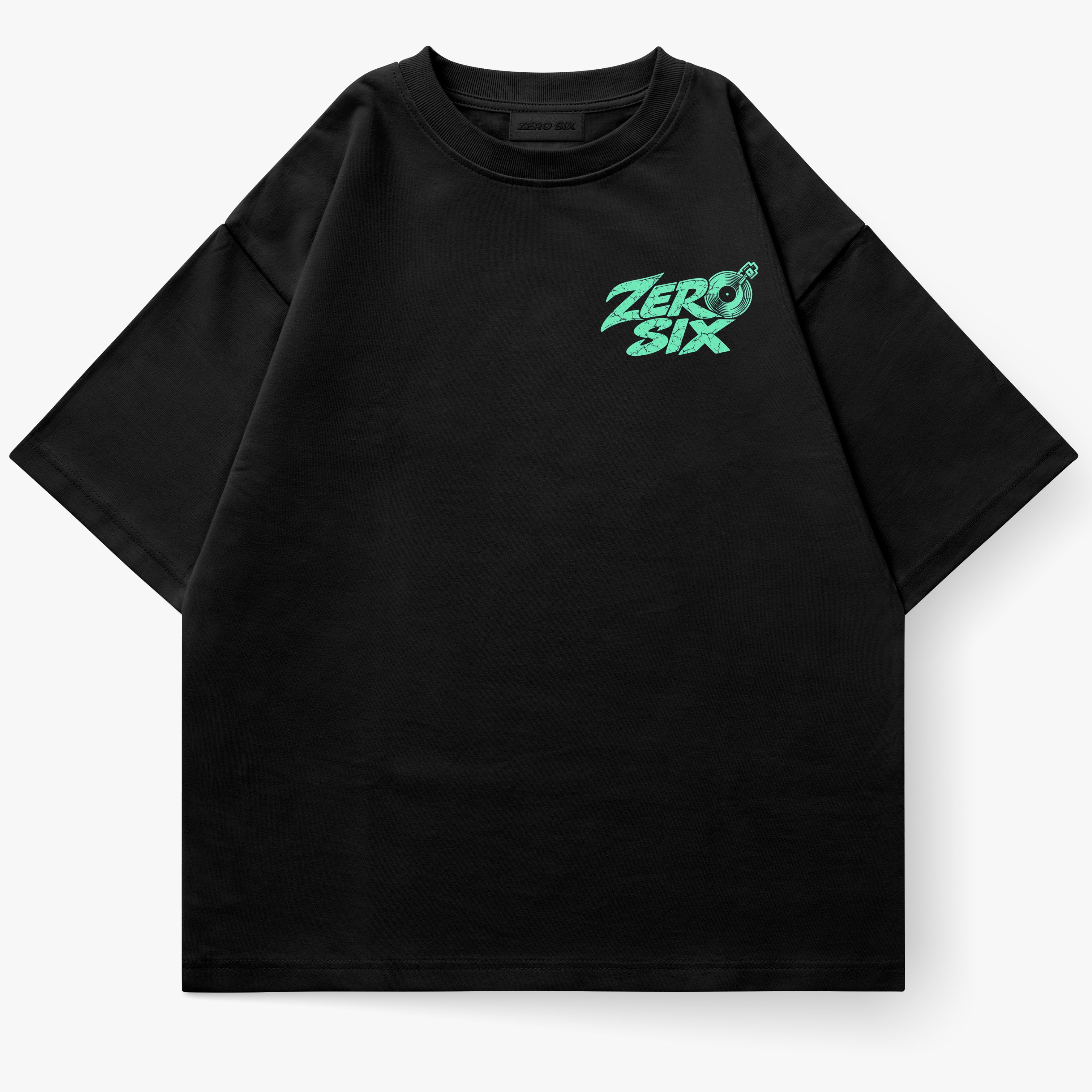 VINYL ADDICT TEE - BLACK