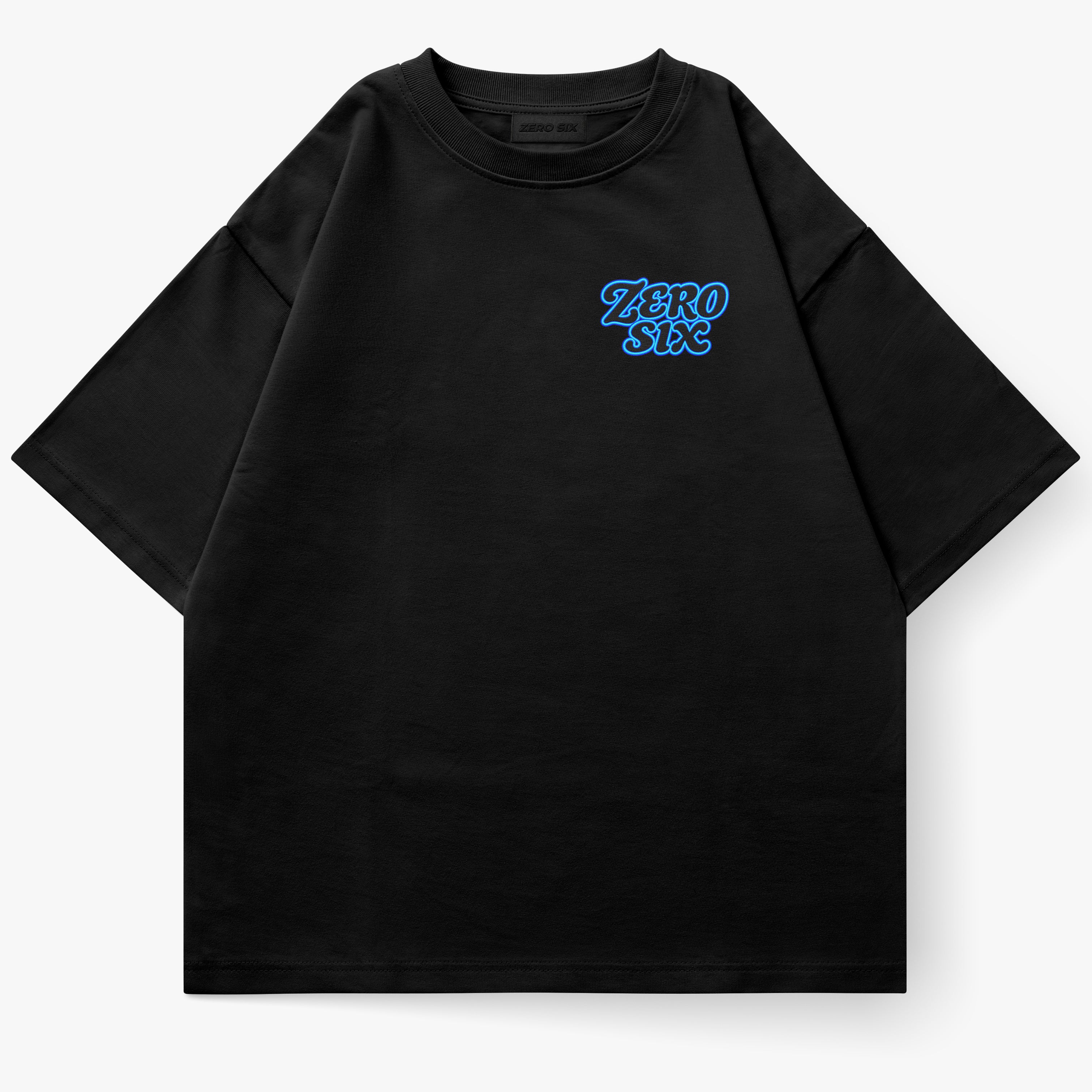 ACID MELT TEE - BLU - BLK