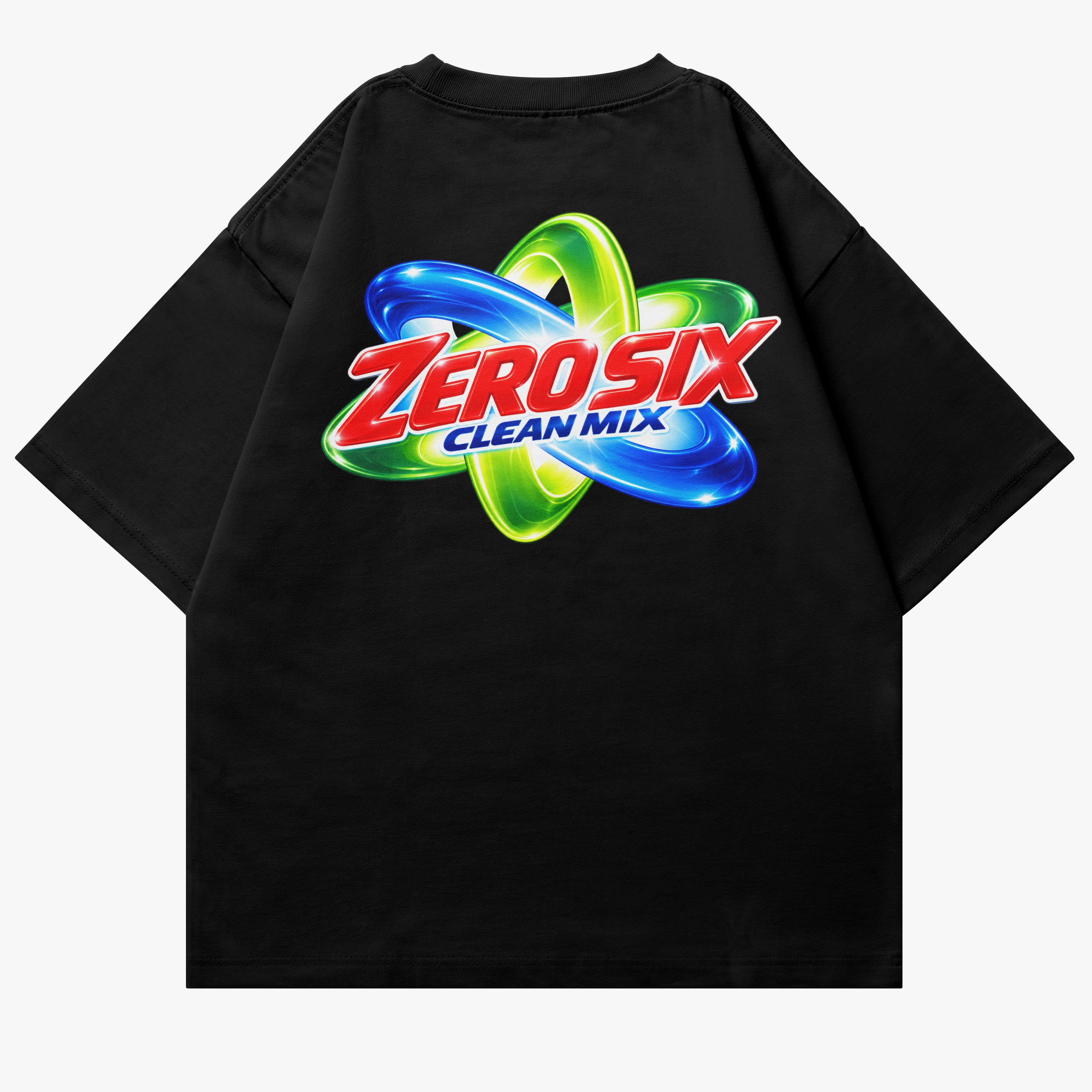 CLEAN MIX TEE - BLACK