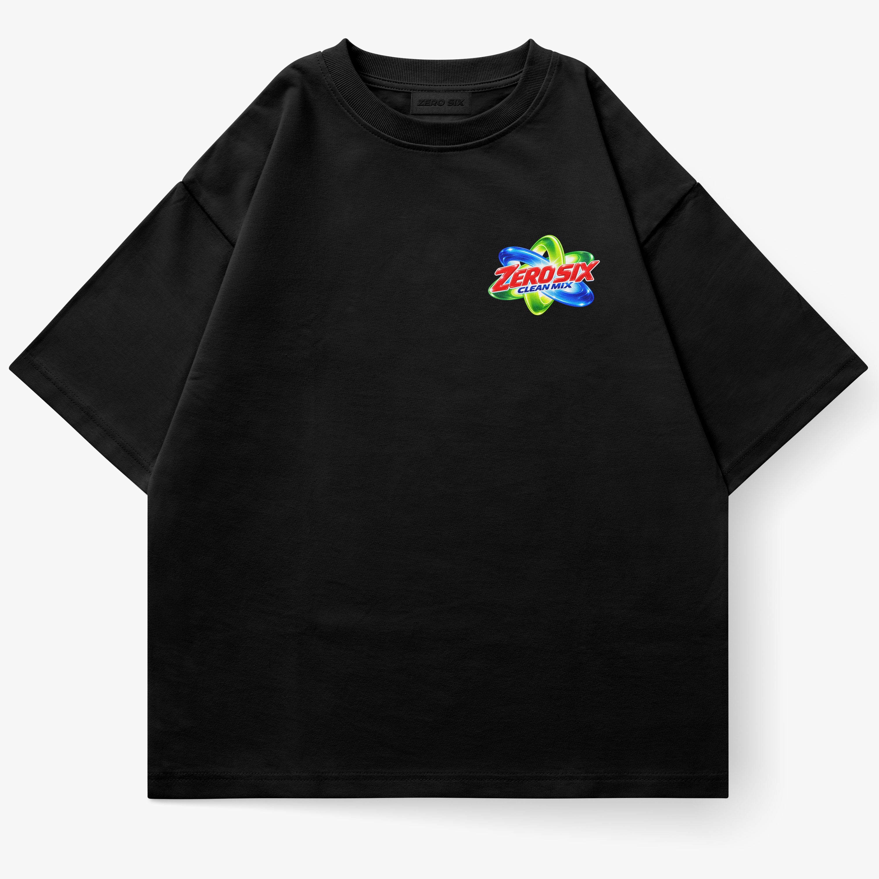 CLEAN MIX TEE - BLACK