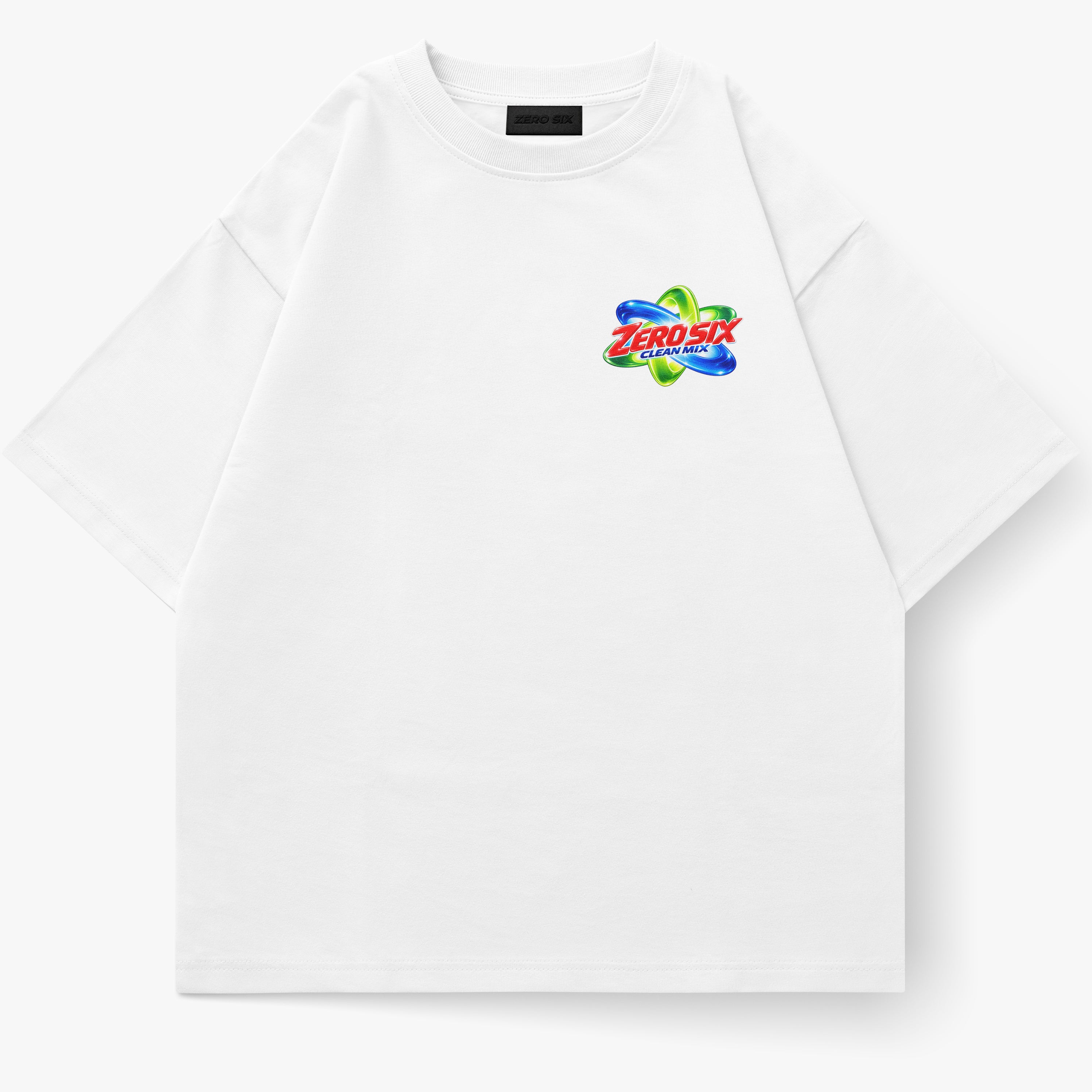 CLEAN MIX TEE - WHITE