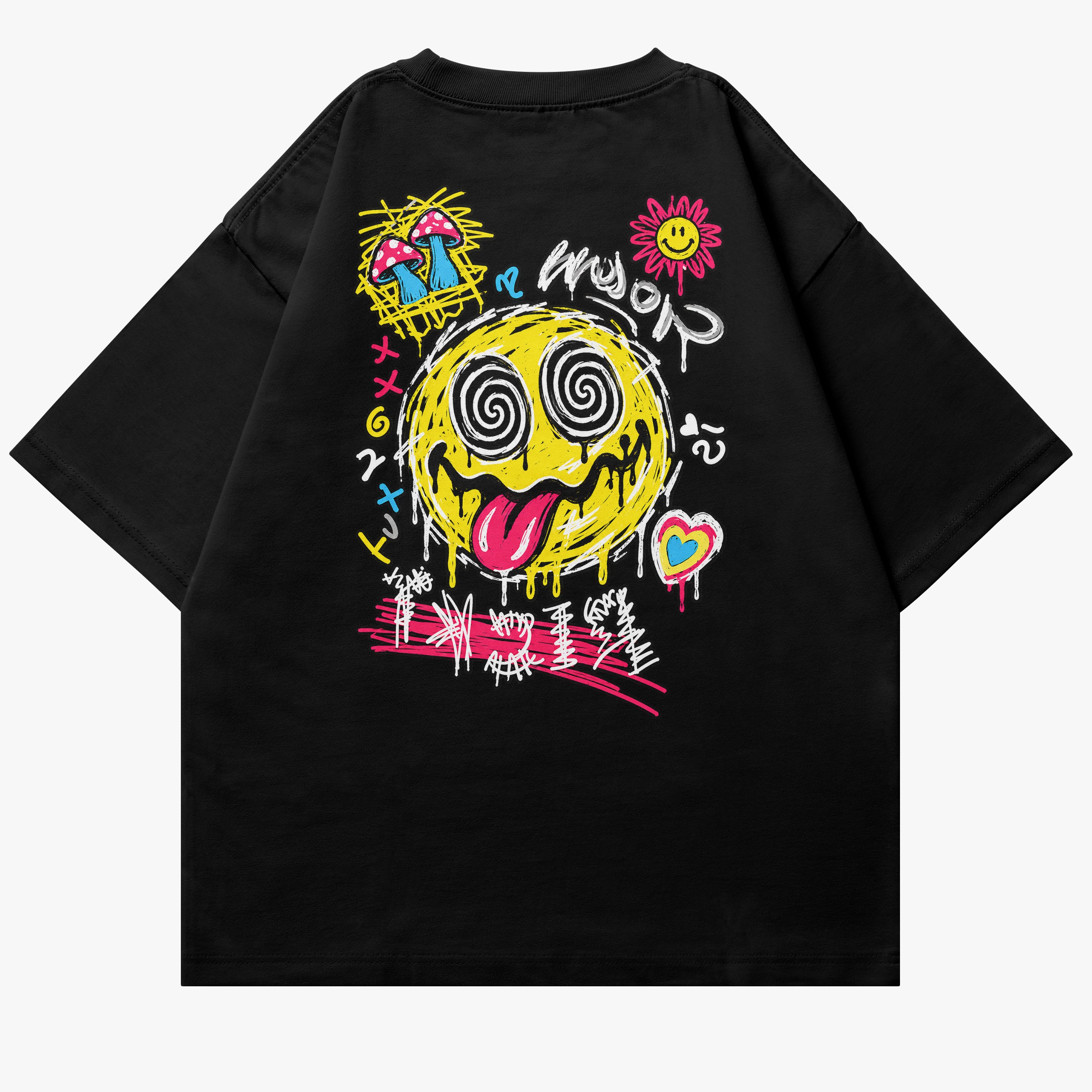 CRAZY TEE - BLACK