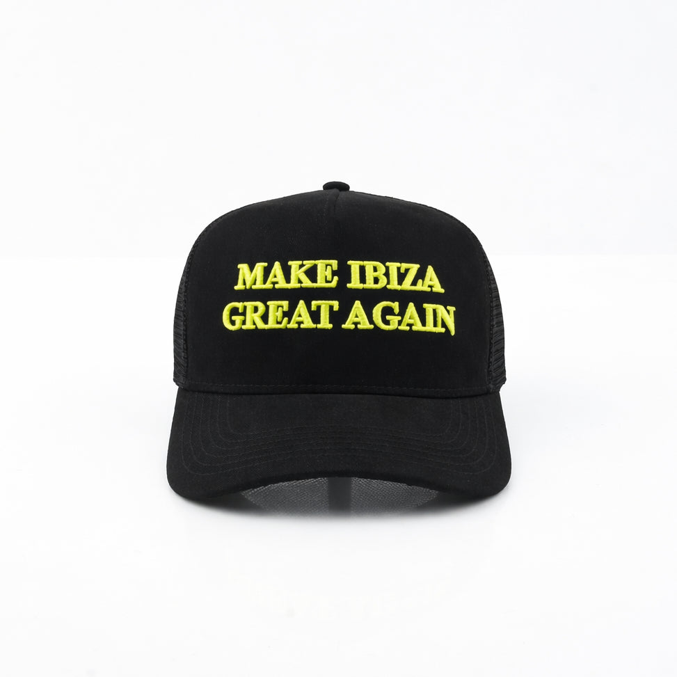 MIGA SNAPBACK CAP - BLACK/YELLOW