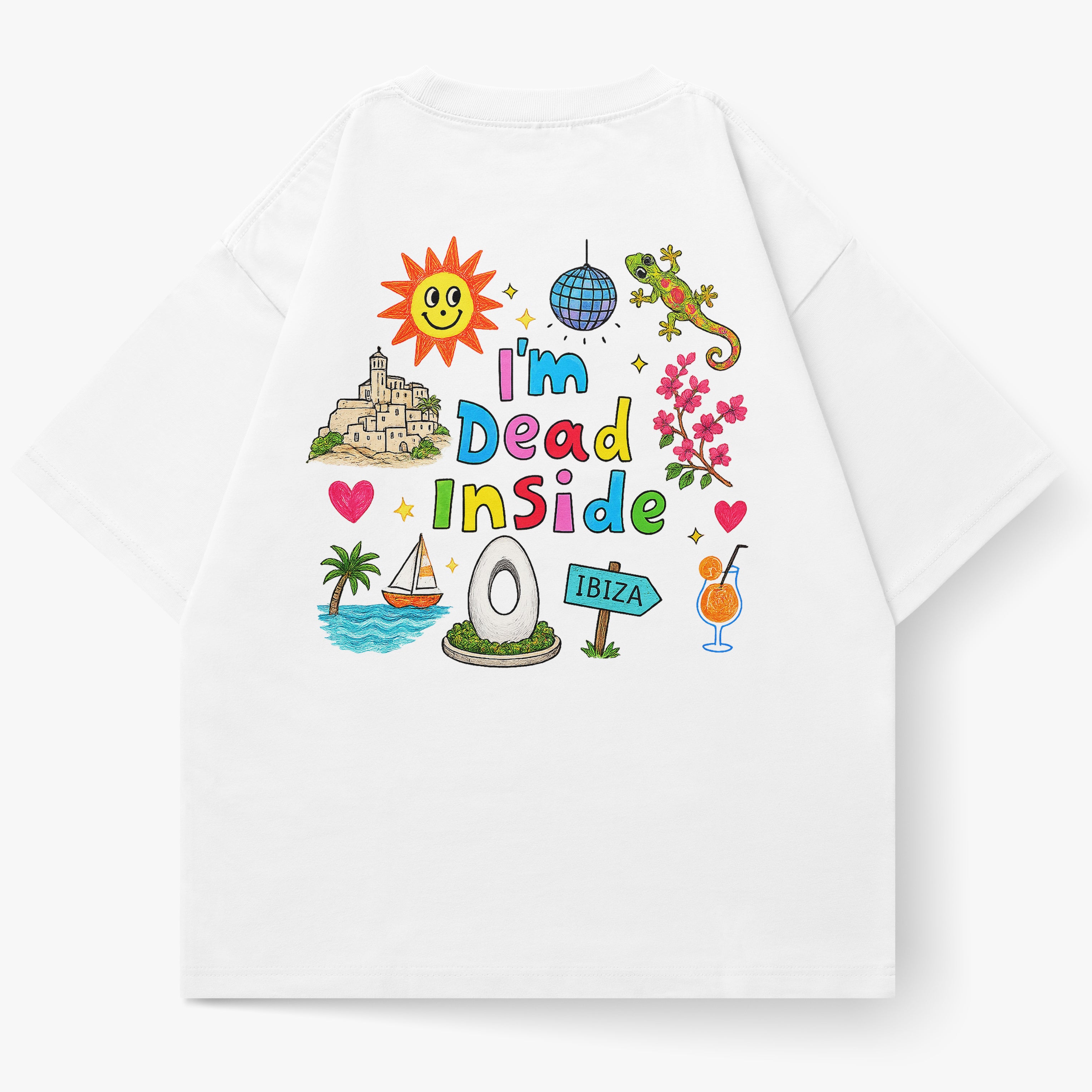KEEP SMILING TEE - WHITE