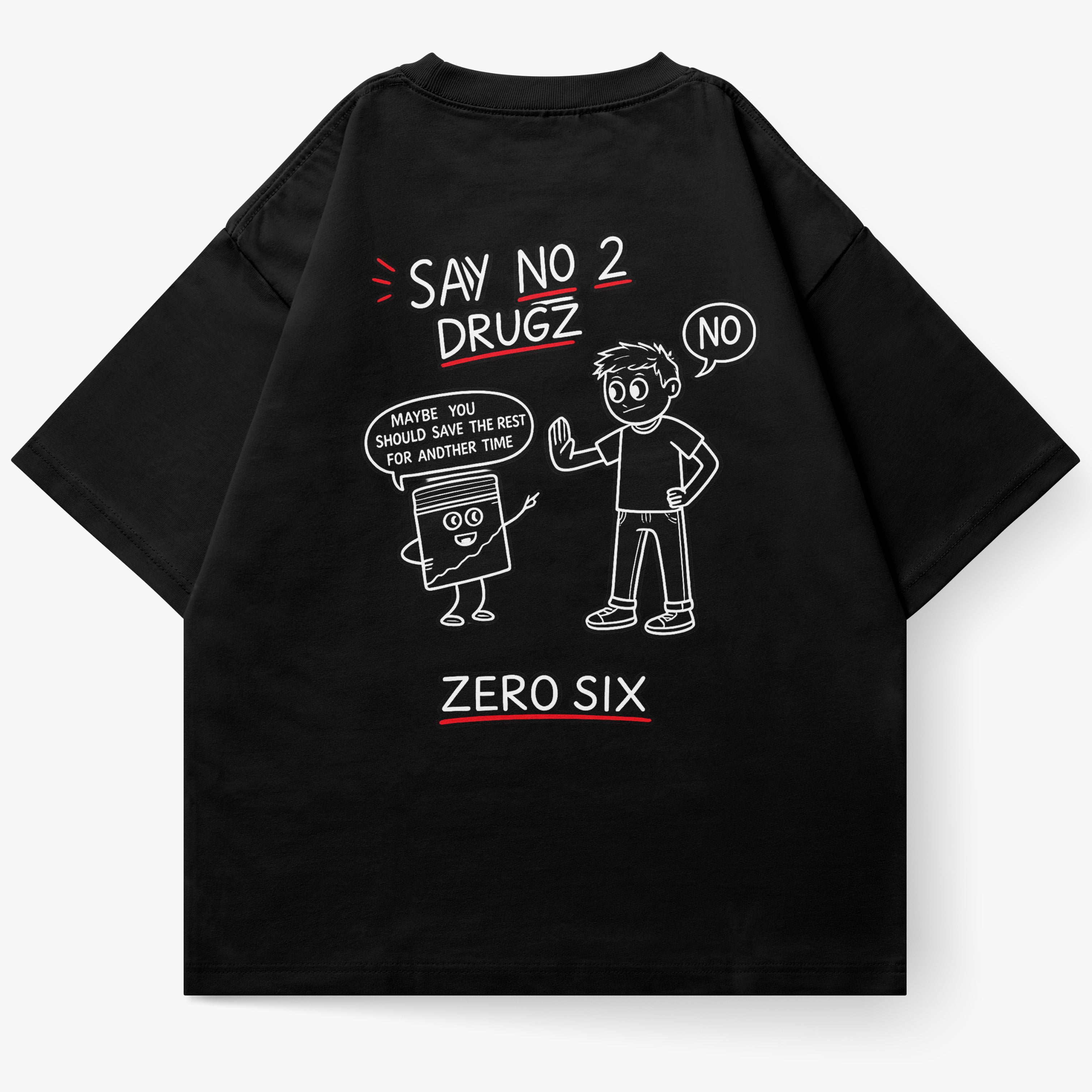 SAY NO TEE - BLACK