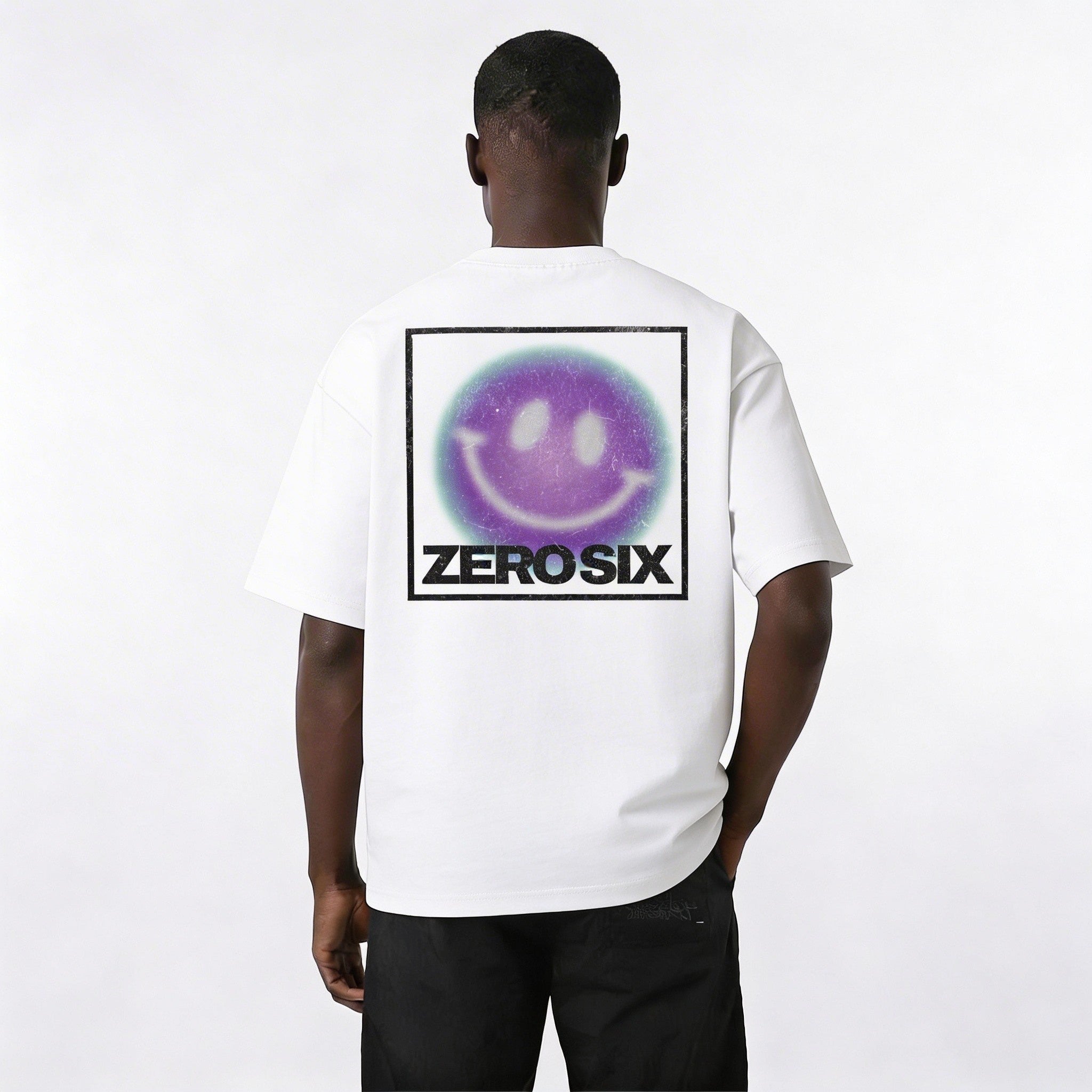 ACID FACE TEE - WHITE