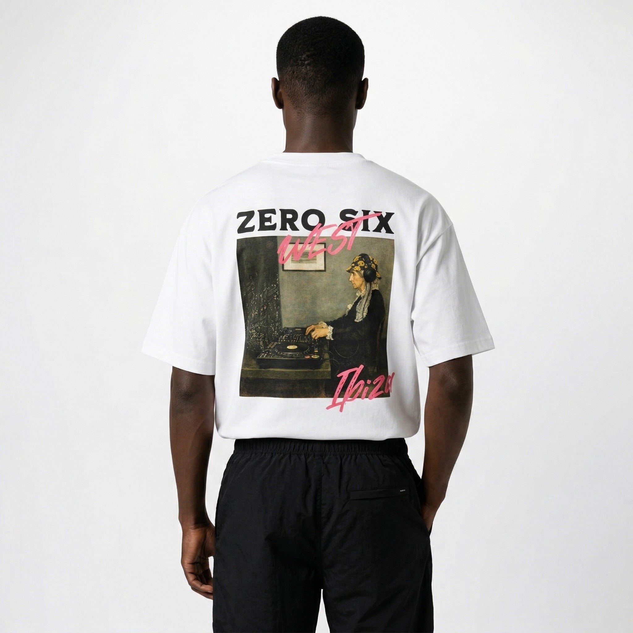 ACID ART DJ TEE - WHITE