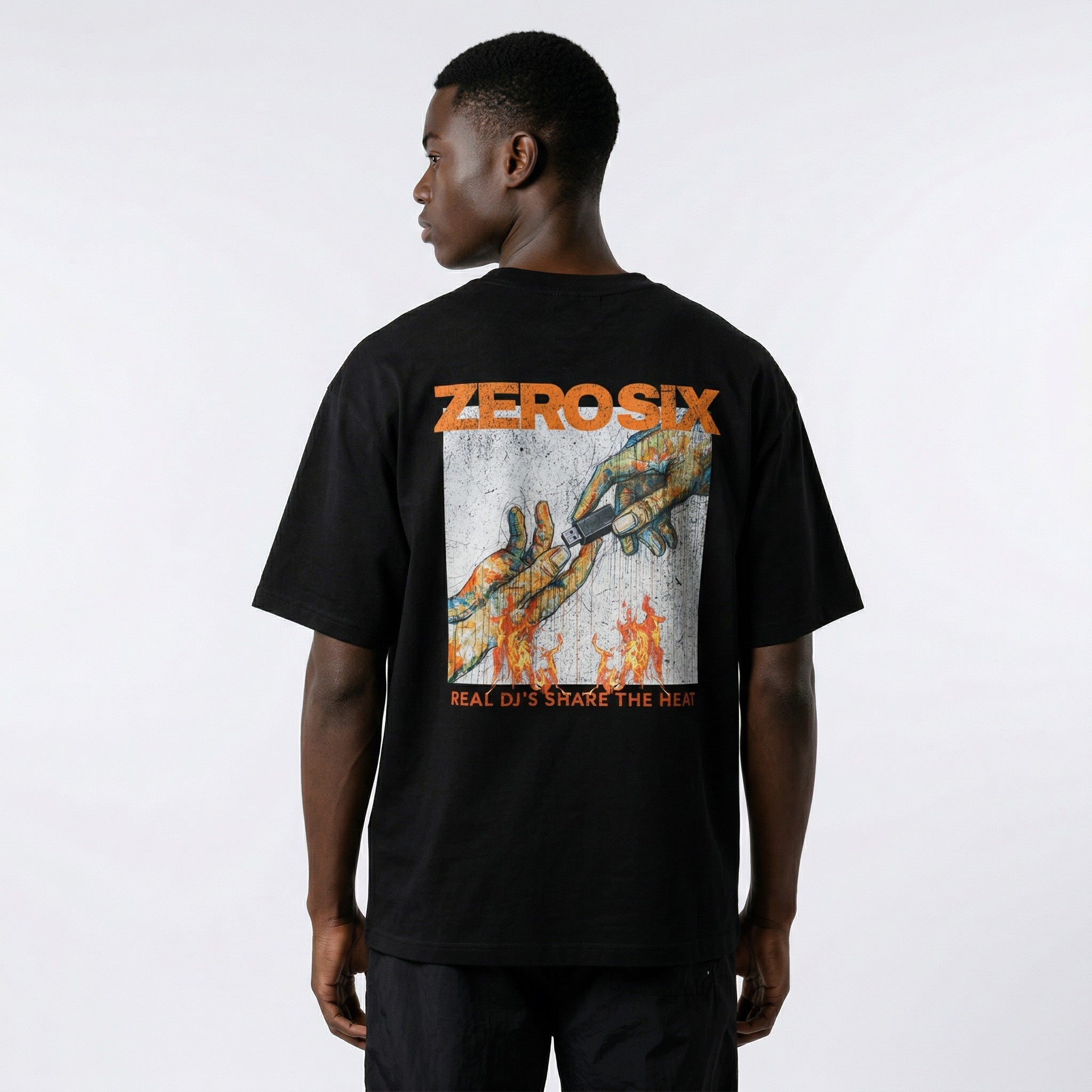 BRING THE HEAT TEE - BLACK