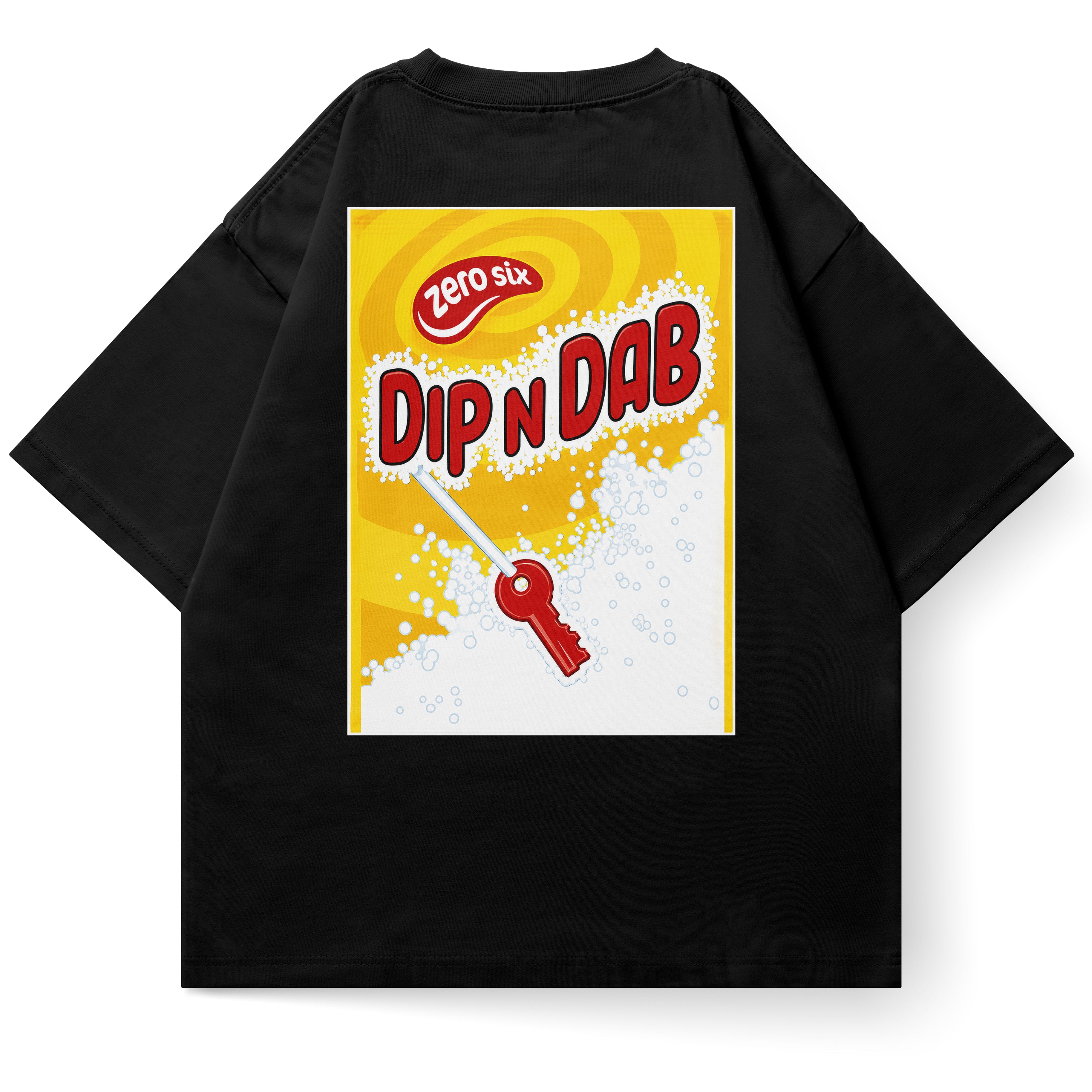 DIP N DAB TEE - BLACK