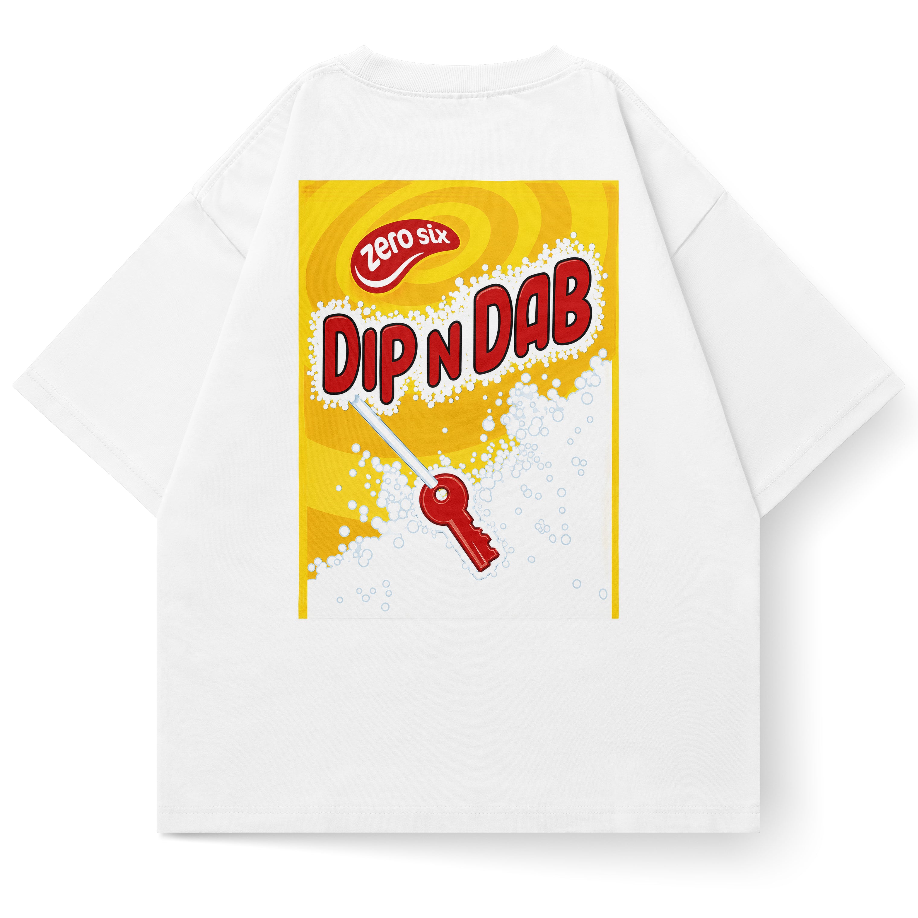 DIP N DAB TEE - WHITE