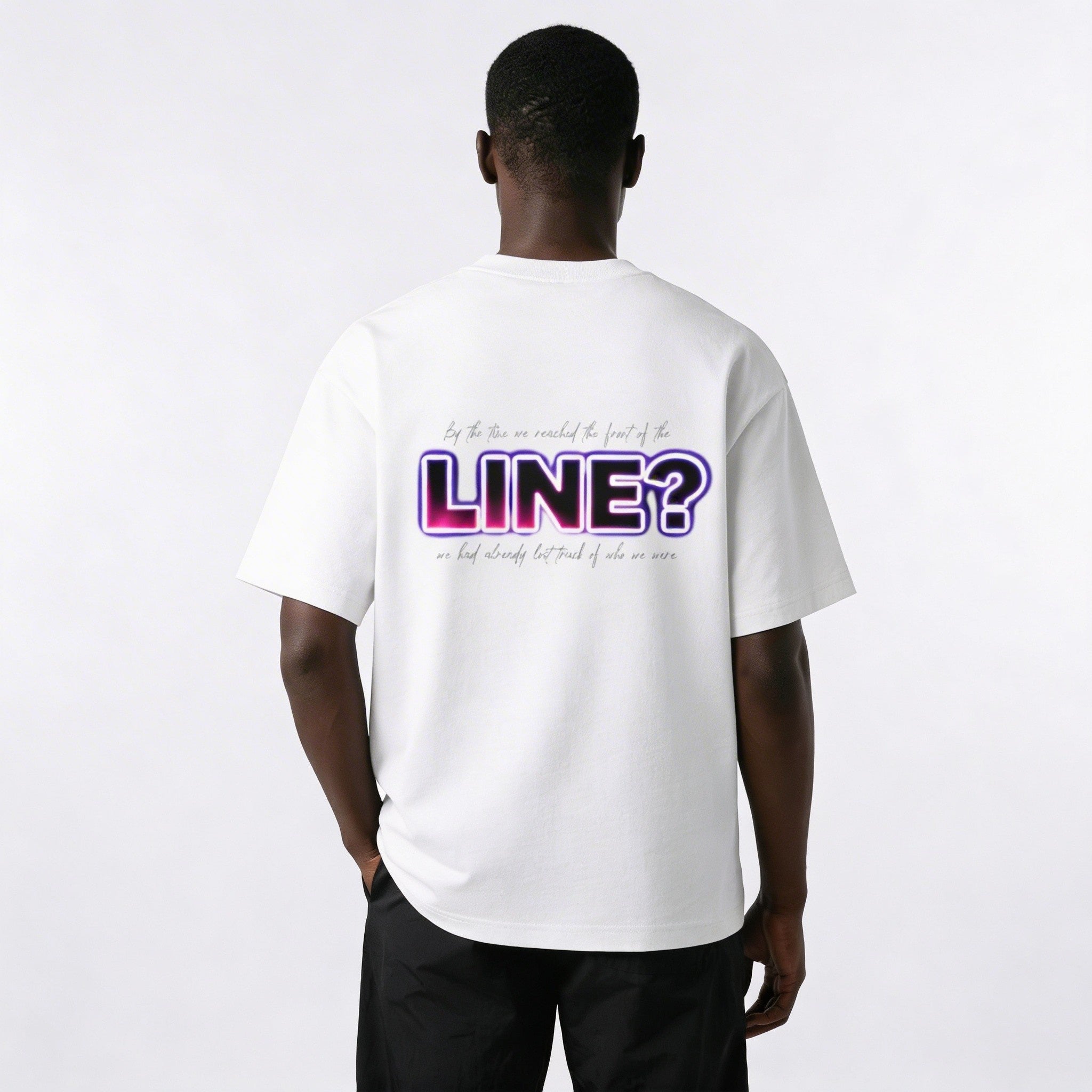 LINE TSHIRT - WHITE