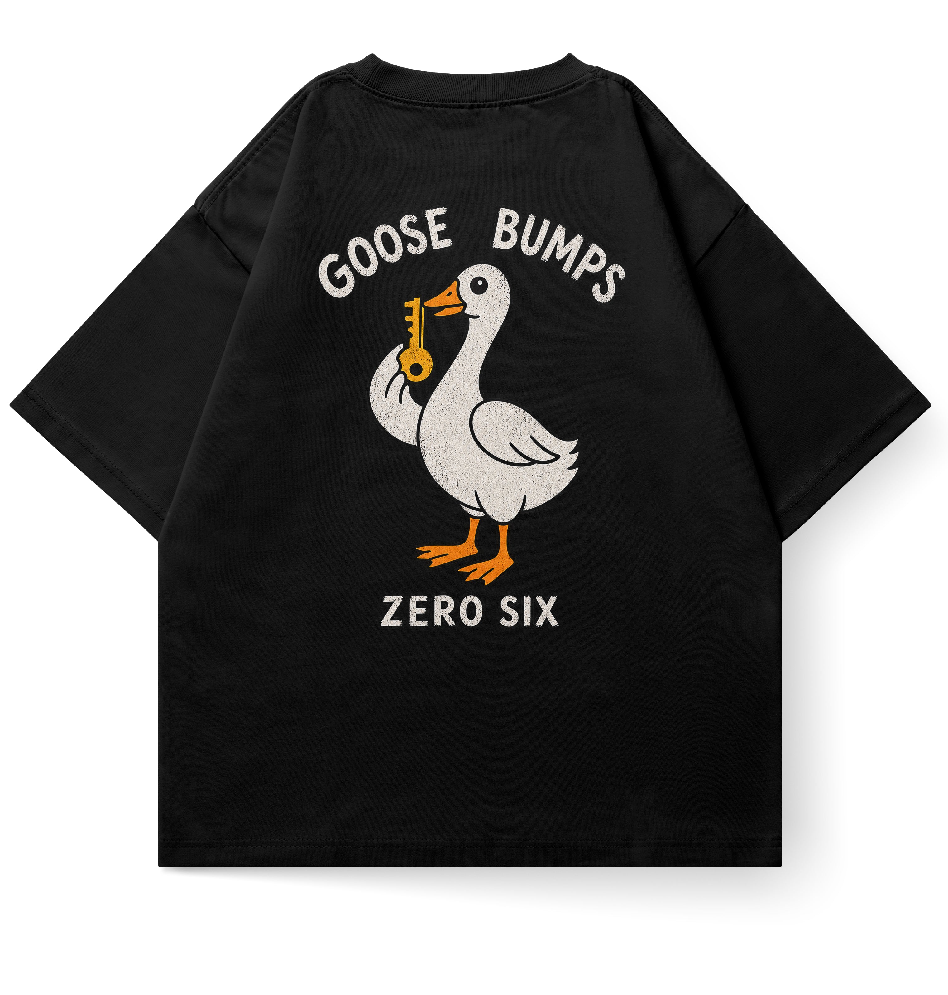GOOSE BUMPS TEE - BLACK