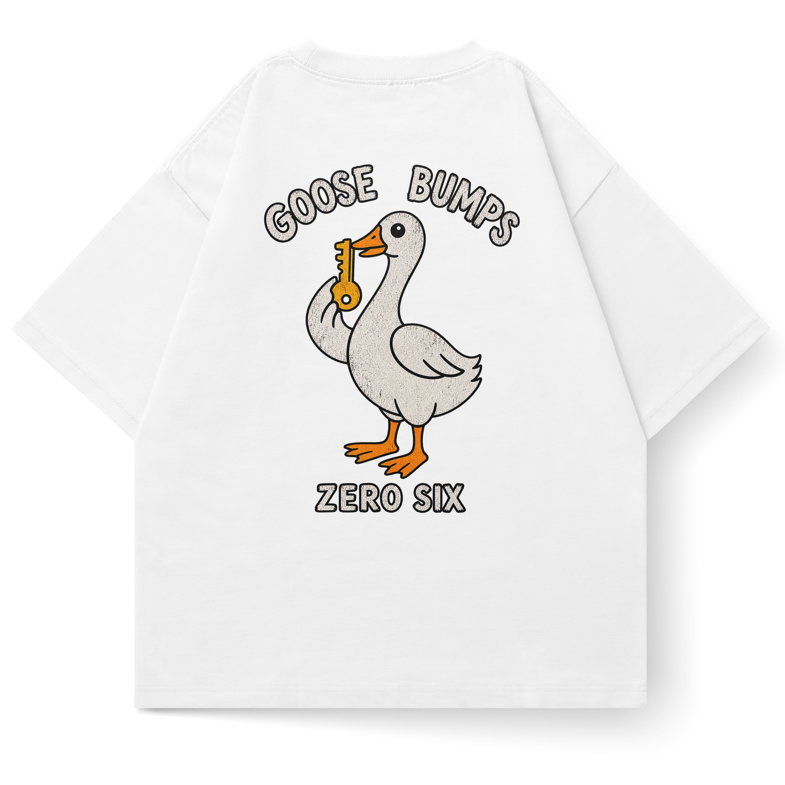 GOOSE BUMPS TEE - WHITE