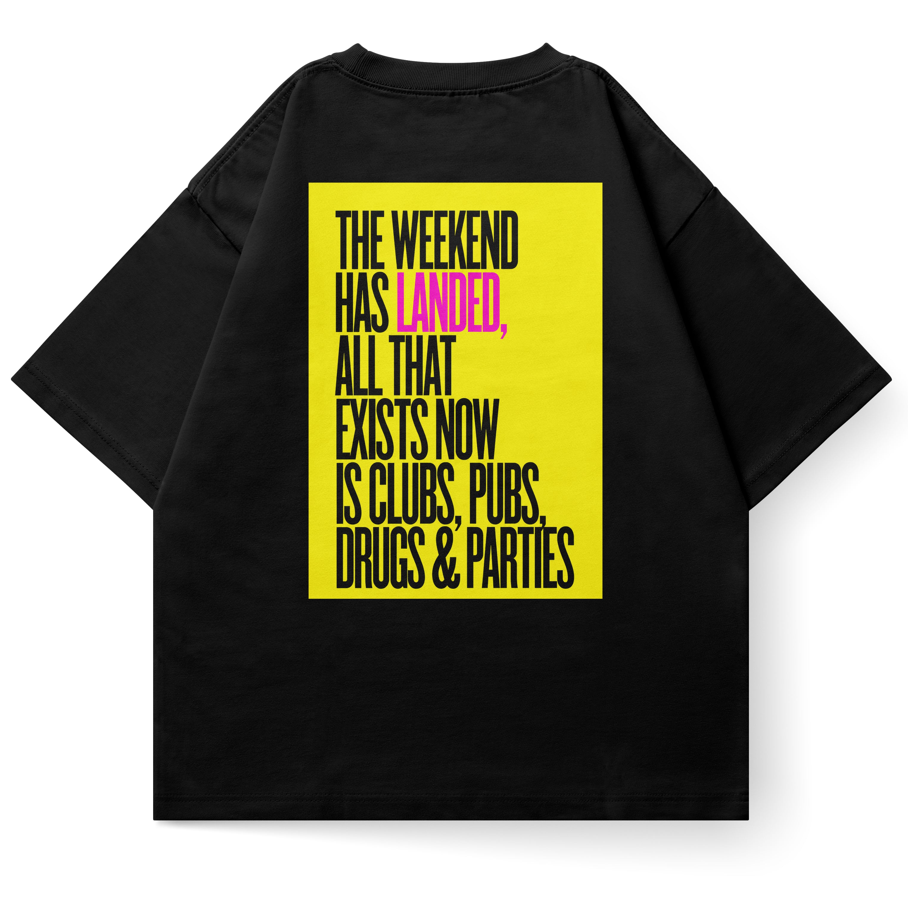 LANDED TEE - BLACK