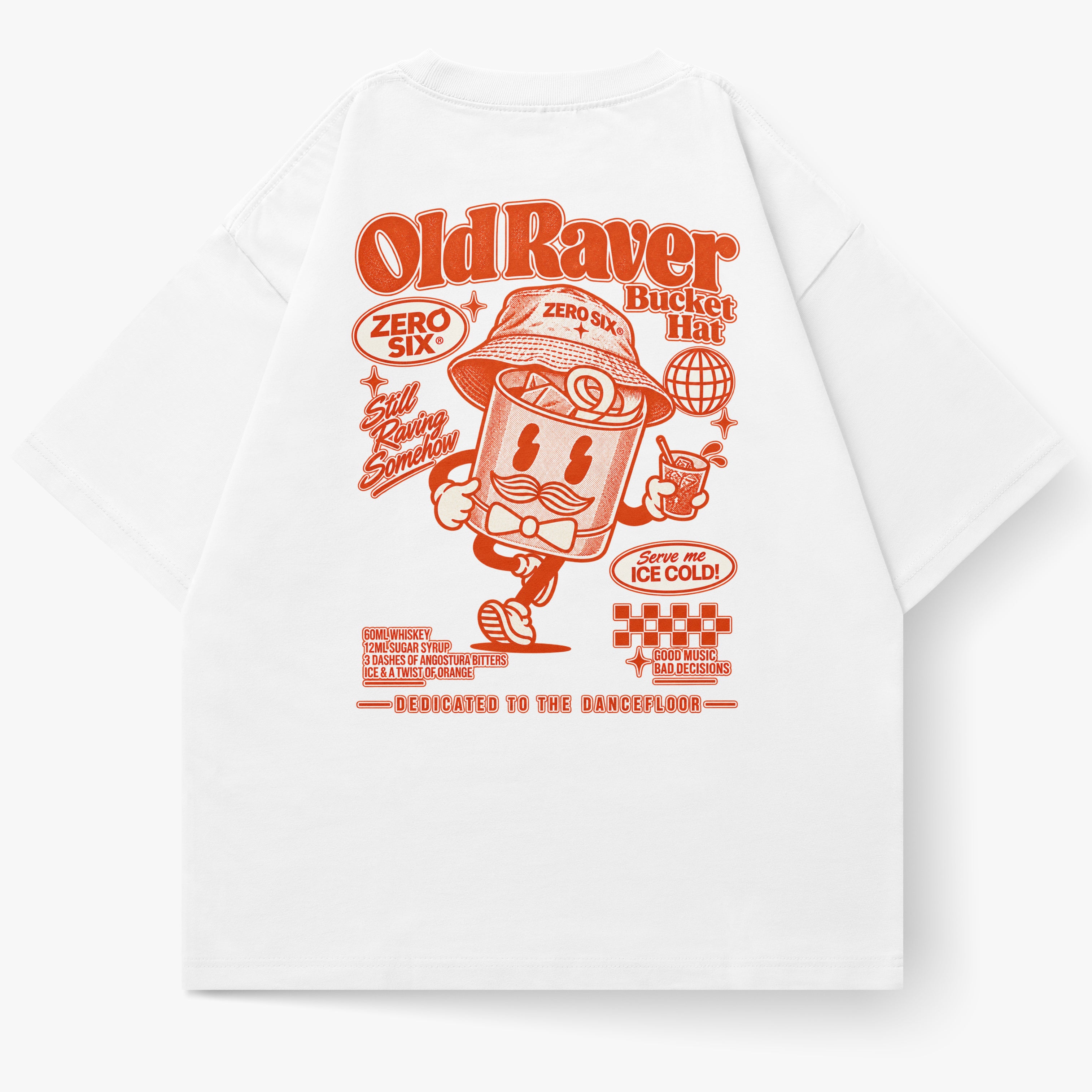 OLD RAVER TEE - WHITE